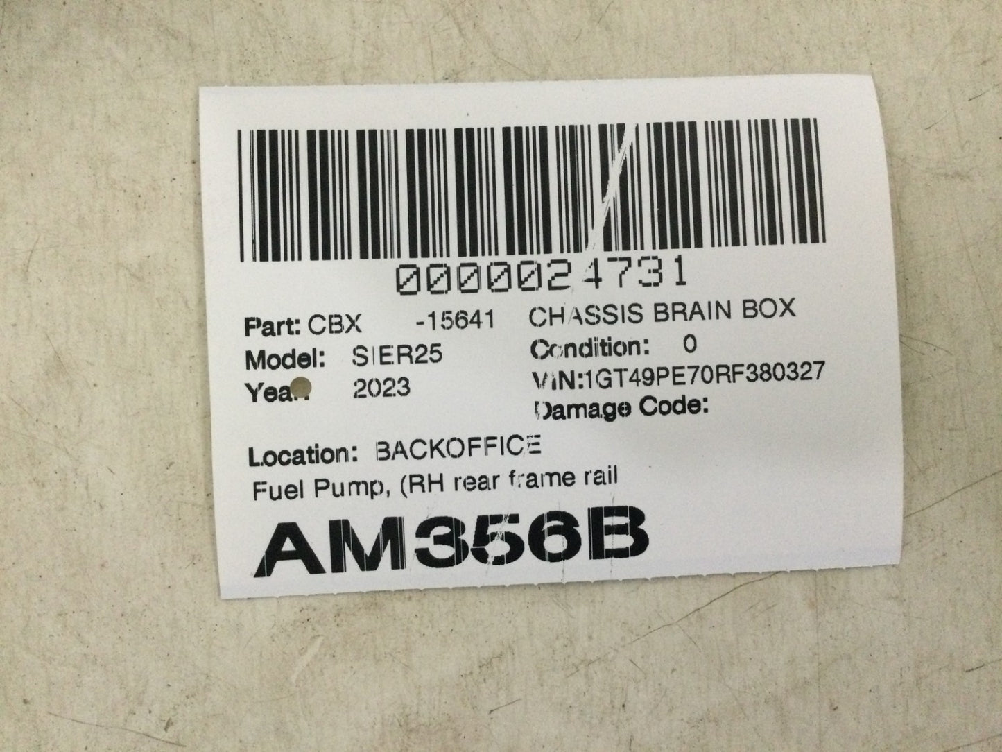 2023 GMC Sierra 2500 6.6L Fuel Pump Control Module OEM