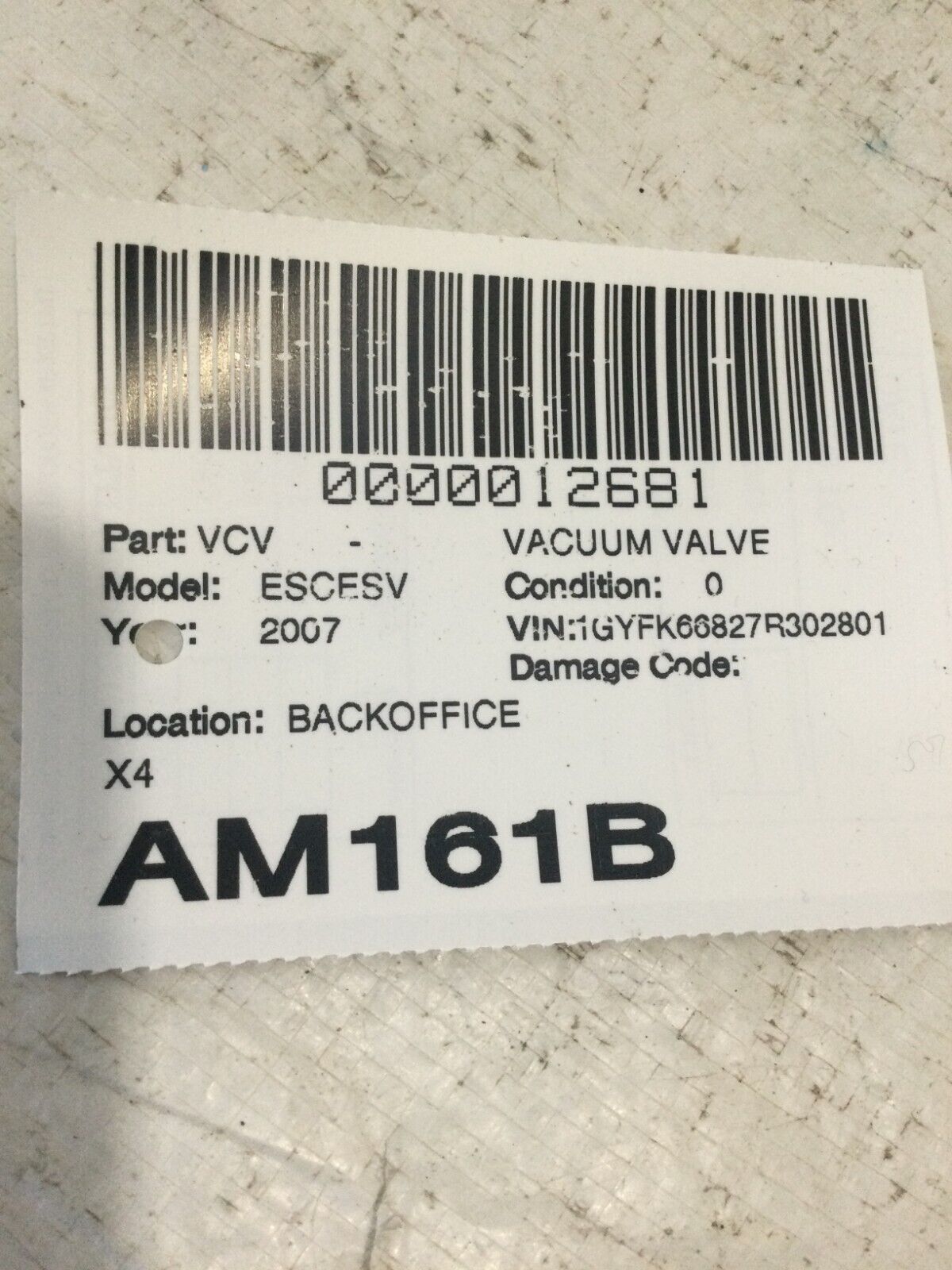2007-2009 Cadillac Escalade ESV Heater Actuator 52402588 OEM