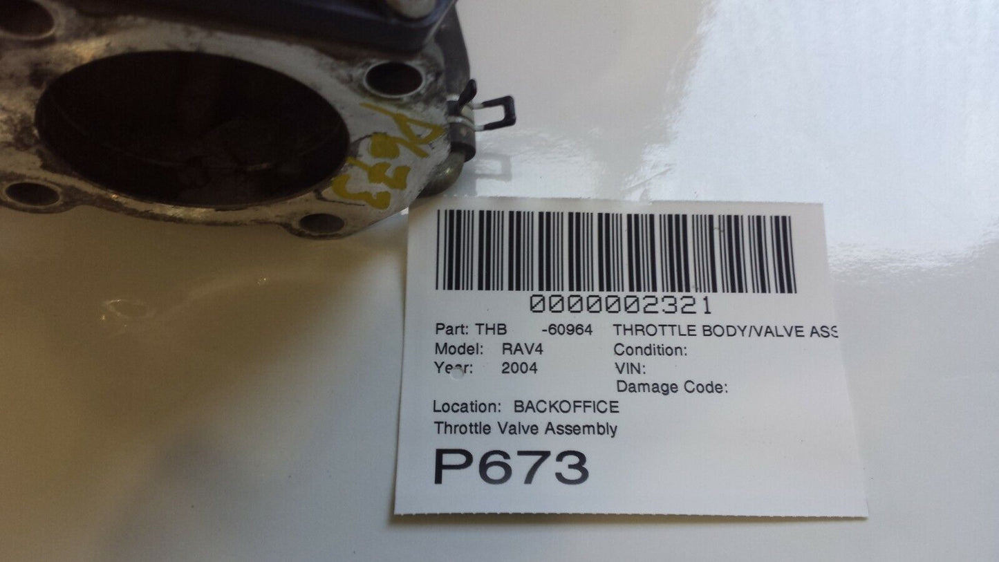 2004 Toyota Rav4 Throttle Body Valve Assembly OEM