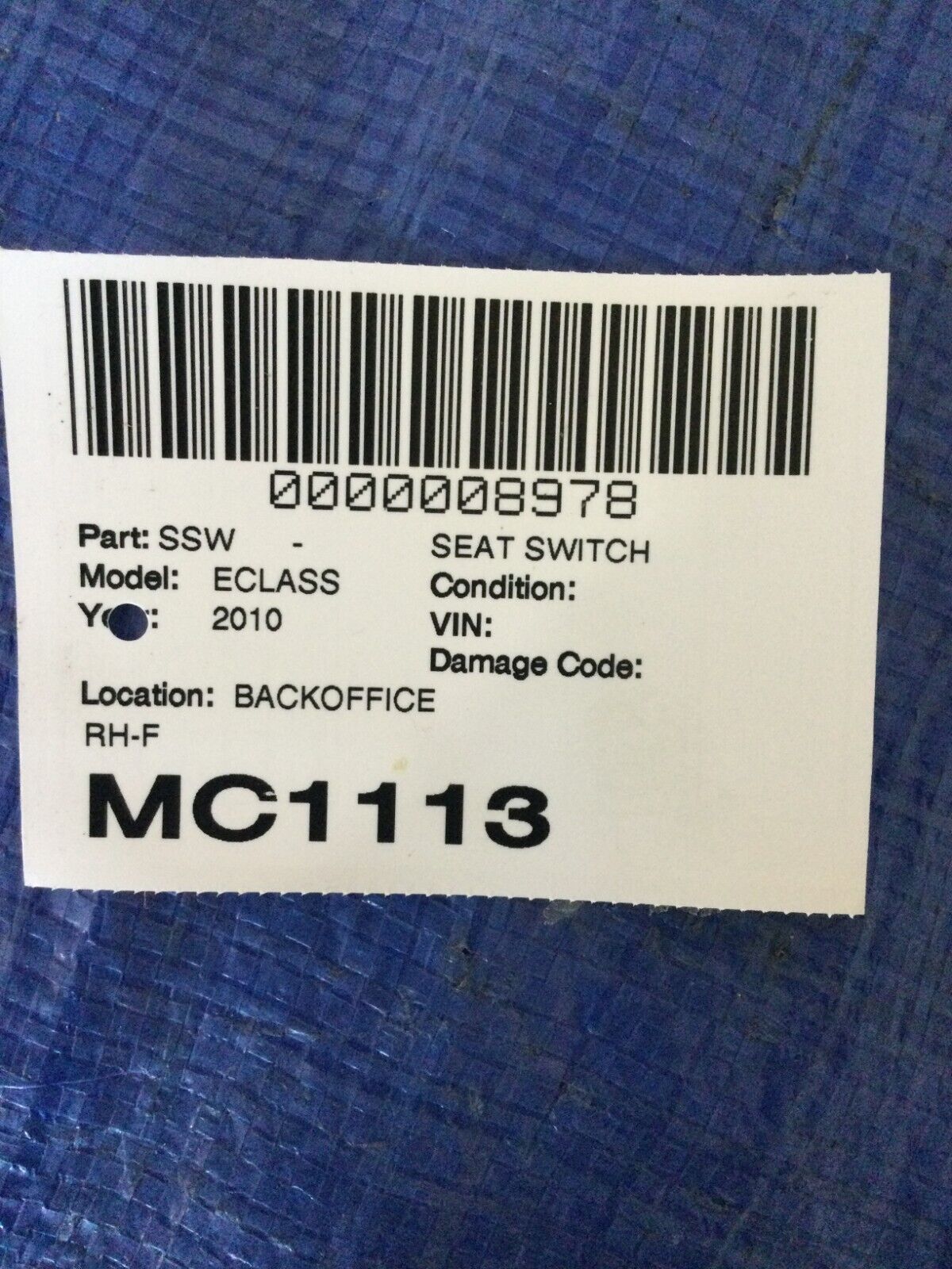 10-15 Mercedes X204 GLK350 GLK250 Front Right Side Seat Adjustment Motor Set OEM