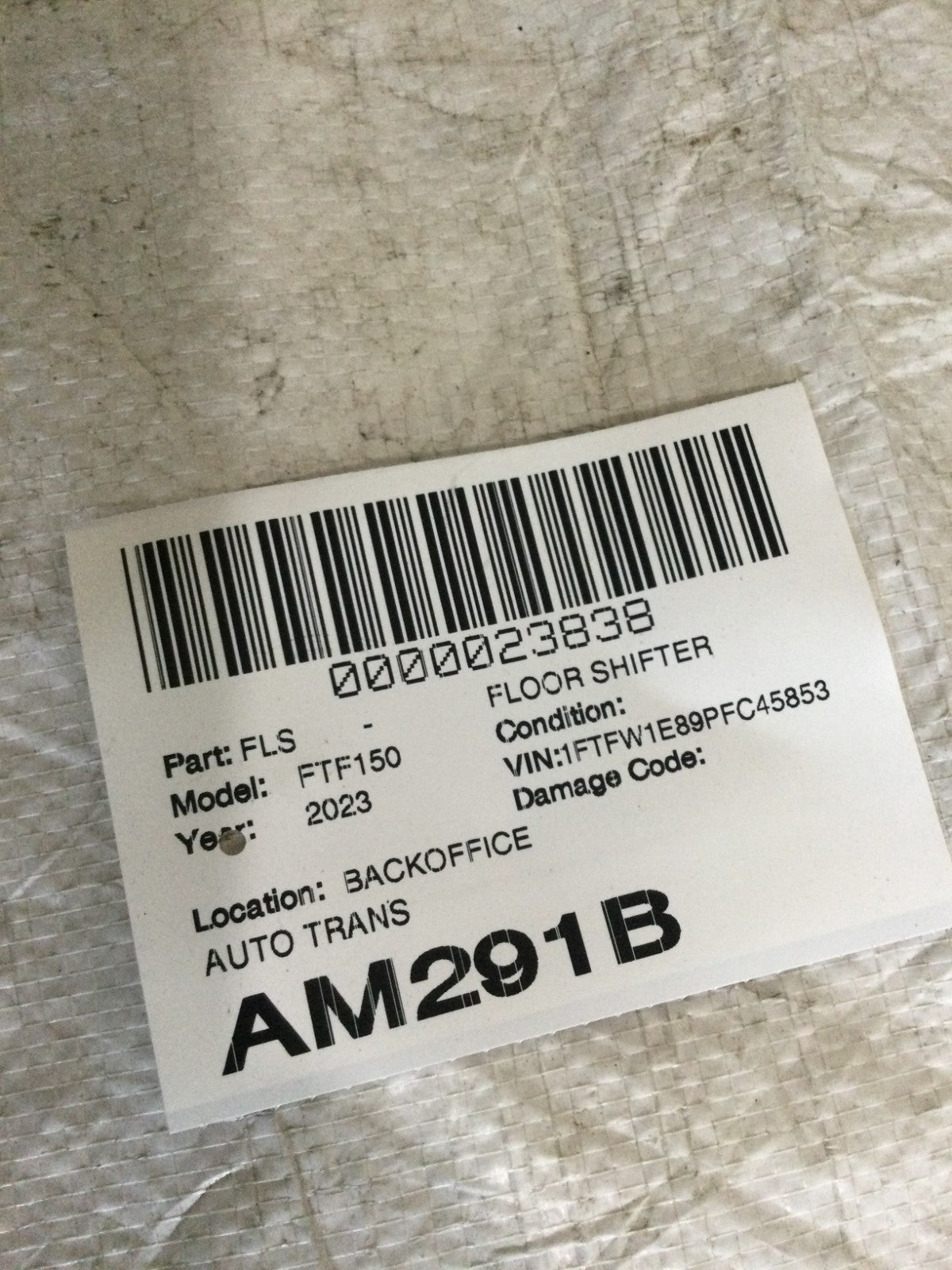 2023 Ford F150 F-150 Lever Gear Shift Selector OEM ML3P-7P427-AP