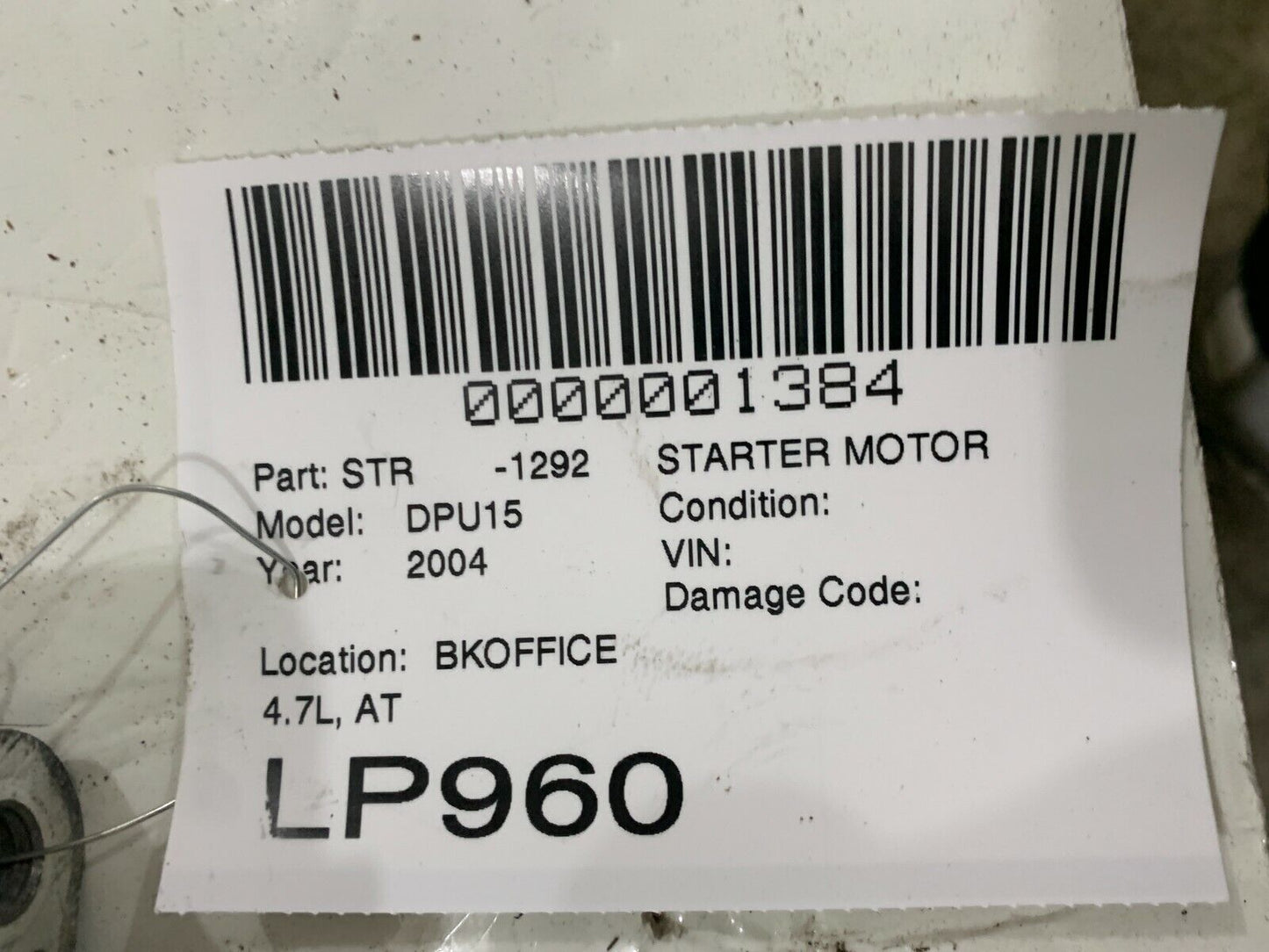 Starter Motor 4.7L 2003-2005 Dodge Ram 1500 OEM 56029113AA