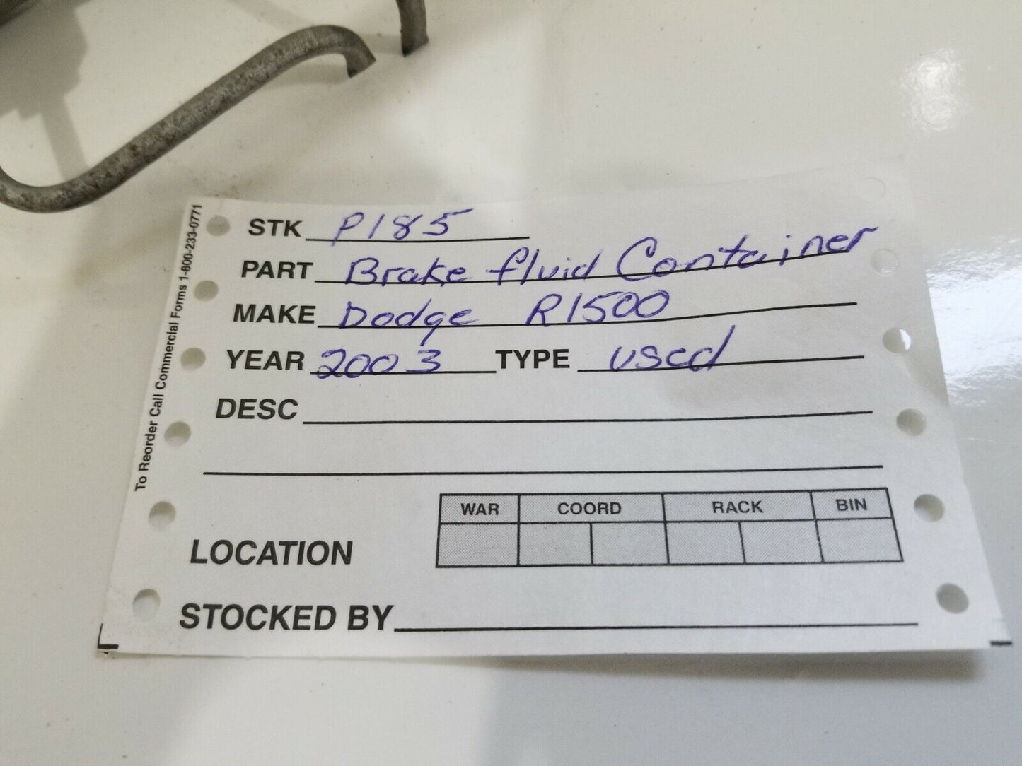 2003-2005 Dodge Ram 2500 Power Brake Master Cylinder W/ Reservoir Tank OEM