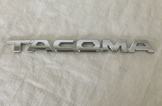 Toyota Tacoma Front Door Script Chrome Emblem OEM 75427-04010