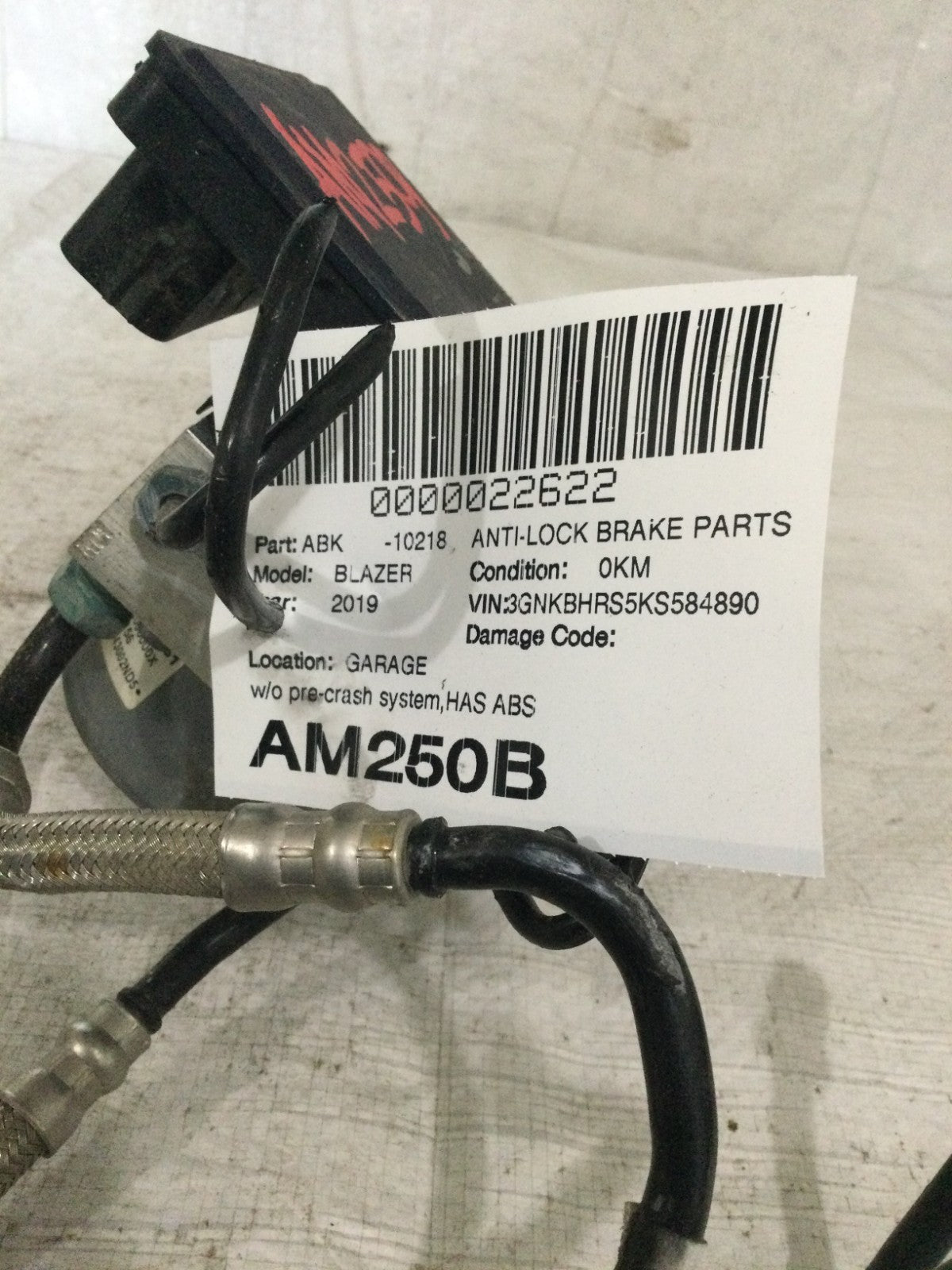 2019 Chevrolet Blazer ABS Anti-Lock Brake Pump OEM 84503307
