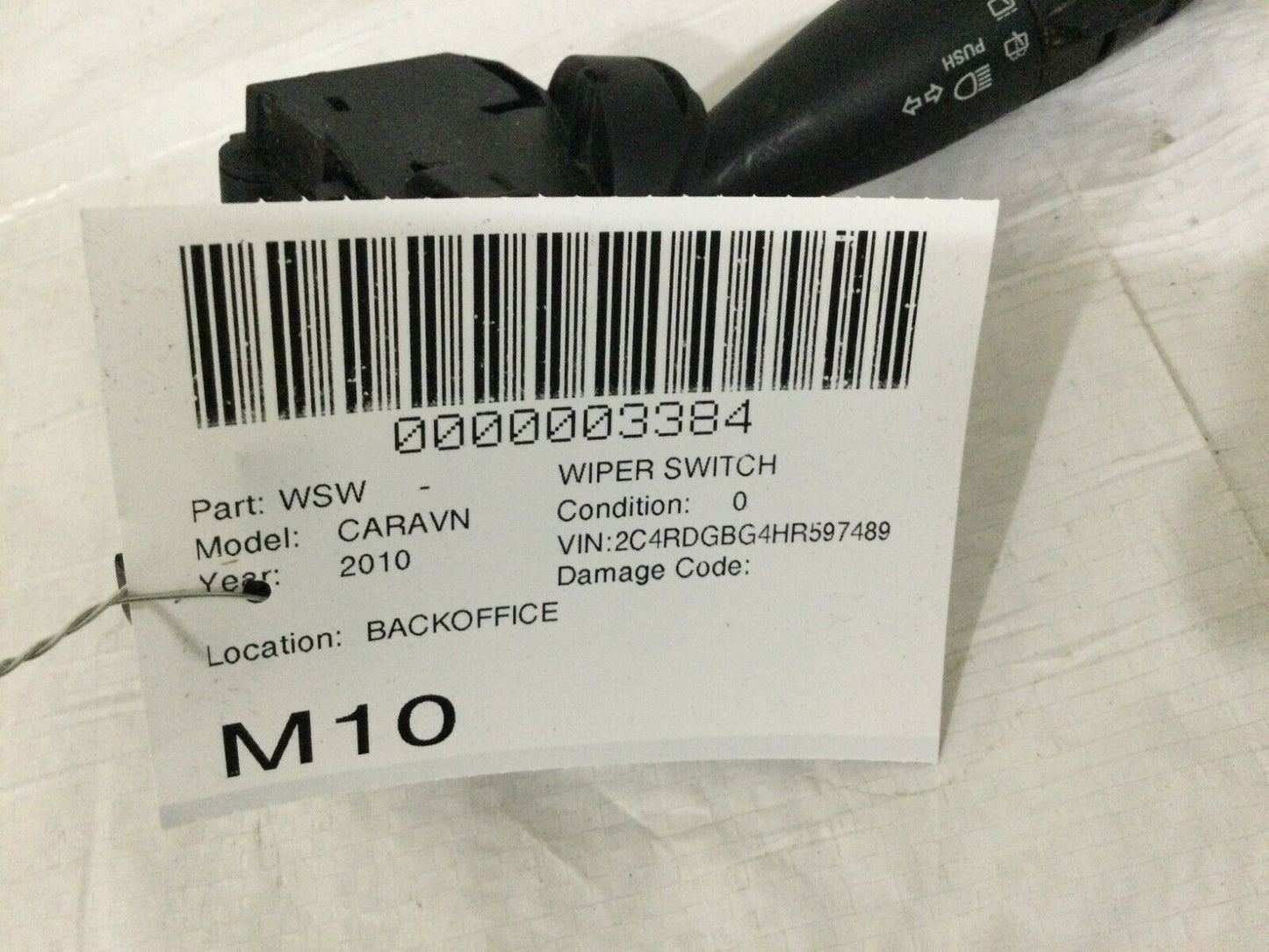 2017 Dodge Grand Caravan Turn Signal Multi-function Wiper Switch 56046118AD OEM