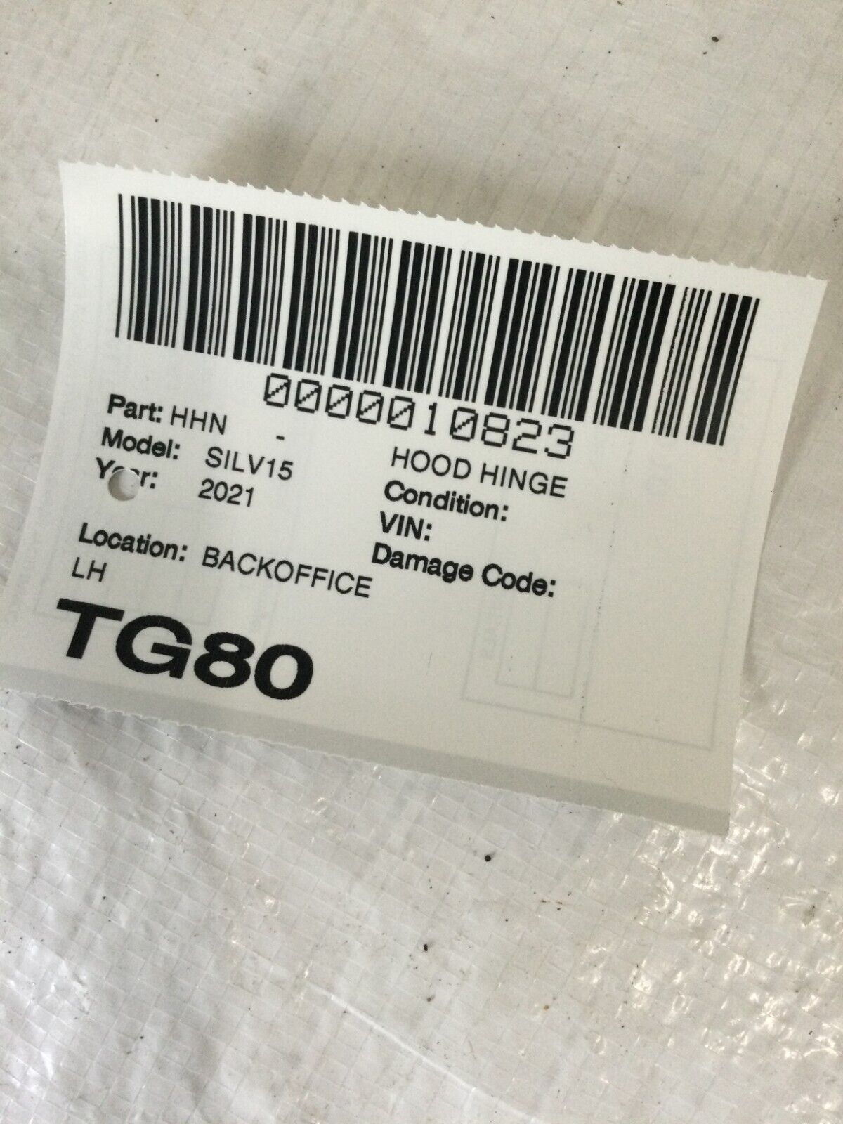 2021 Chevrolet Silverado 1500 Front Left Hinge 3388841 OEM