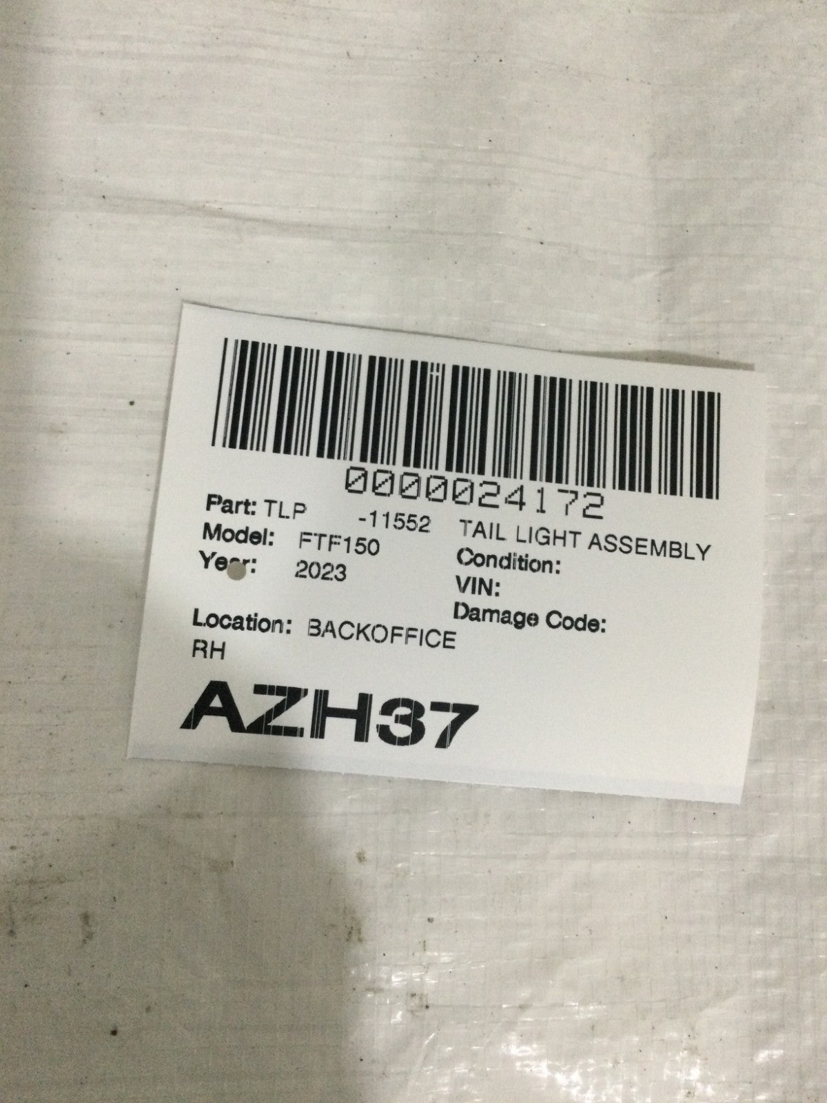 2021 - 2023 Ford F-150 Right LED Tremor Tail Light OEM NL34-13B504-FB