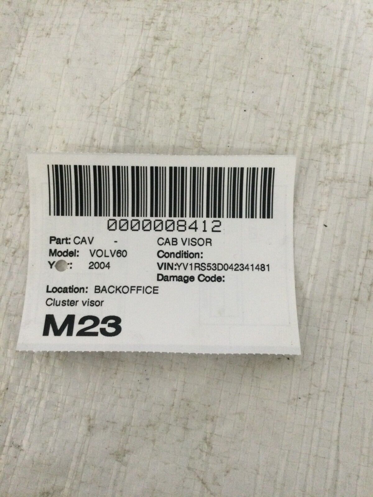 2004 Volvo S60 Dash Speedometer Instrument Cluster Bezel Cover Trim OEM