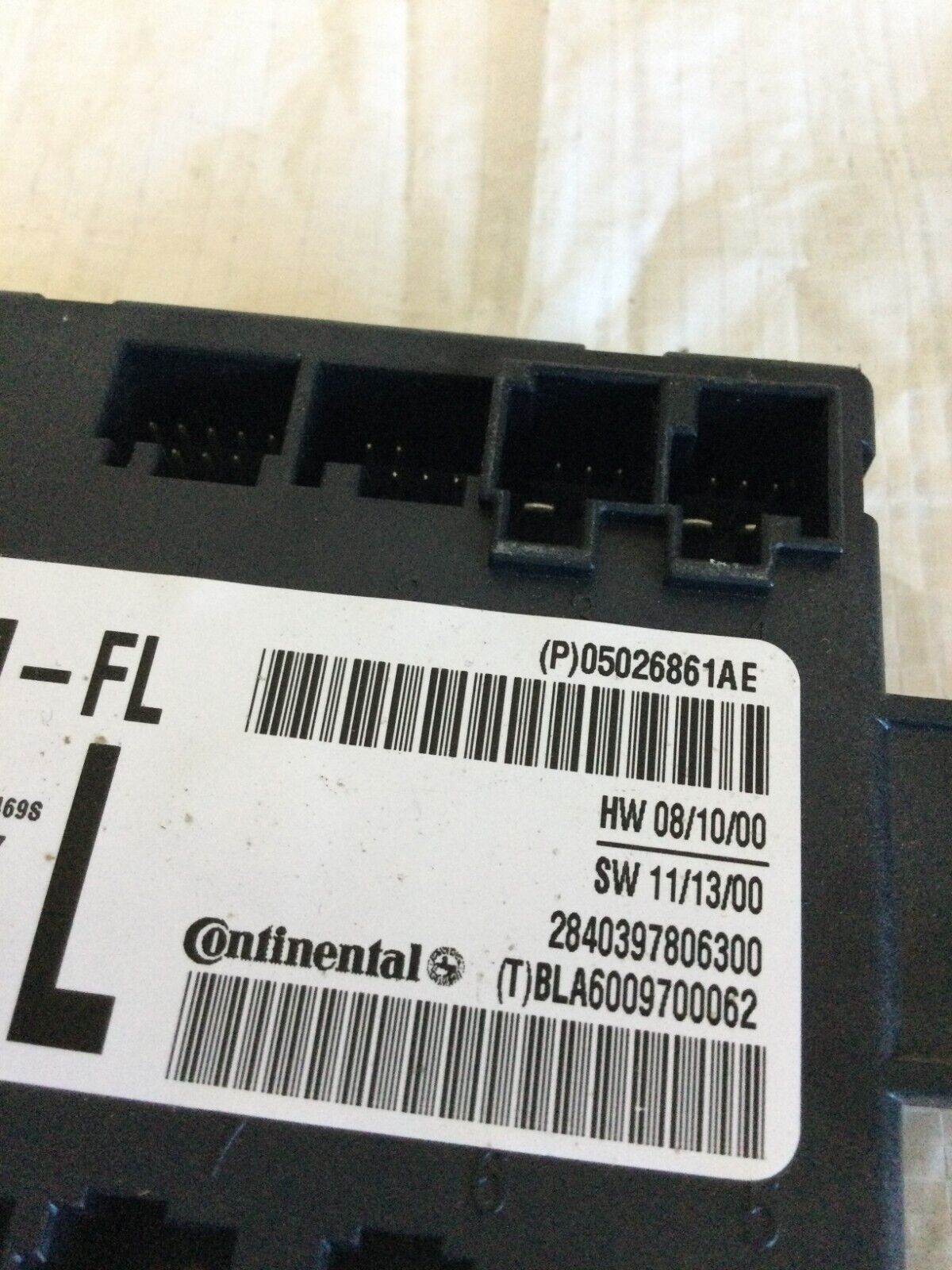 07 - 20 Chrysler Dodge Jeep Door Control Module Front Left LH 05026861AE OEM