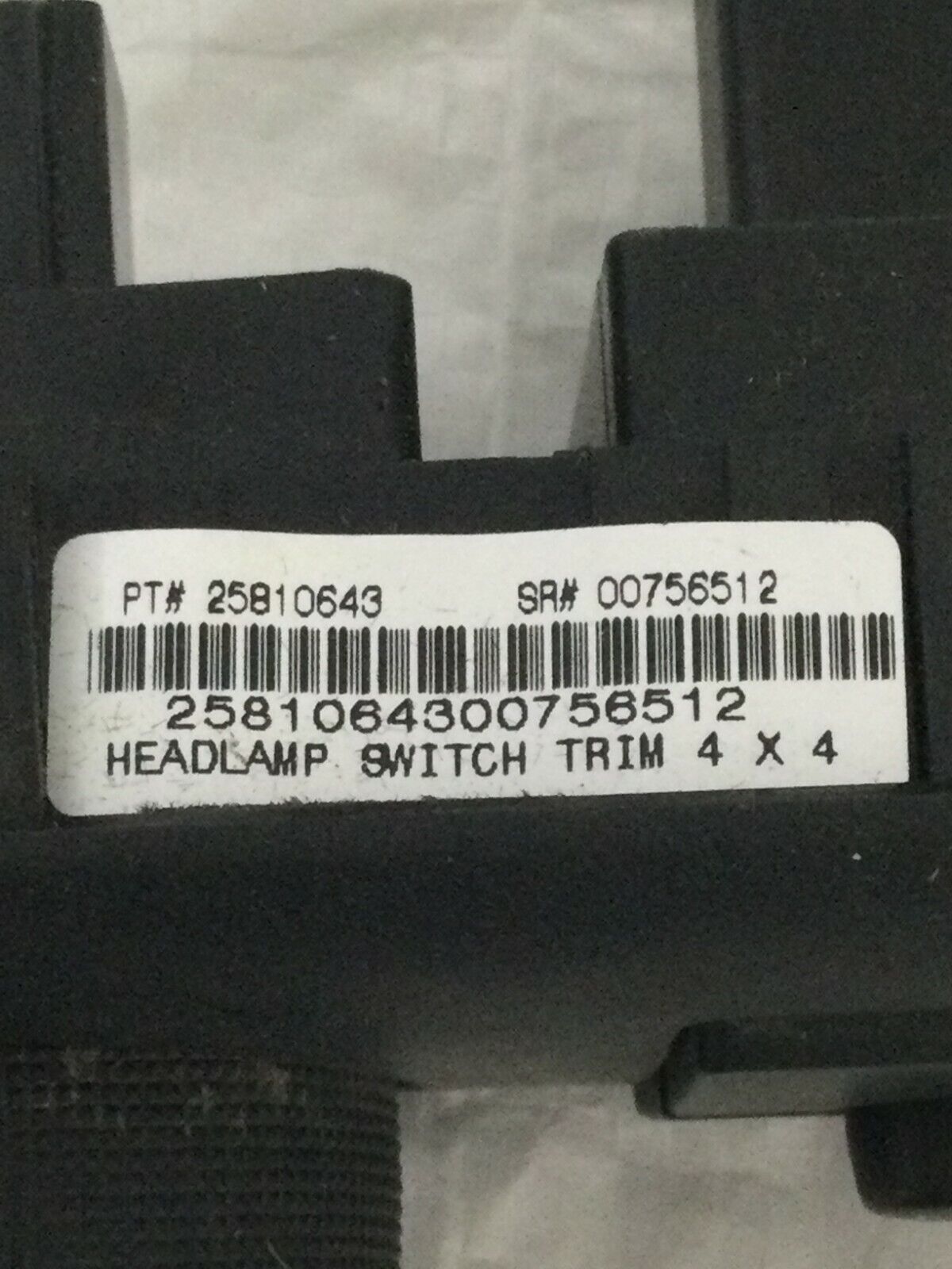 25810643 2014 GMC Yukon XL 1500 Headlight Dimmer 4X4 Control Switch OEM