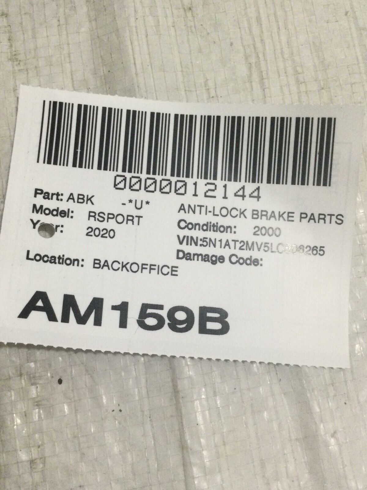 2020 Nissan Rogue ABS Anti Lock Brake Pump Module OEM 2.5L