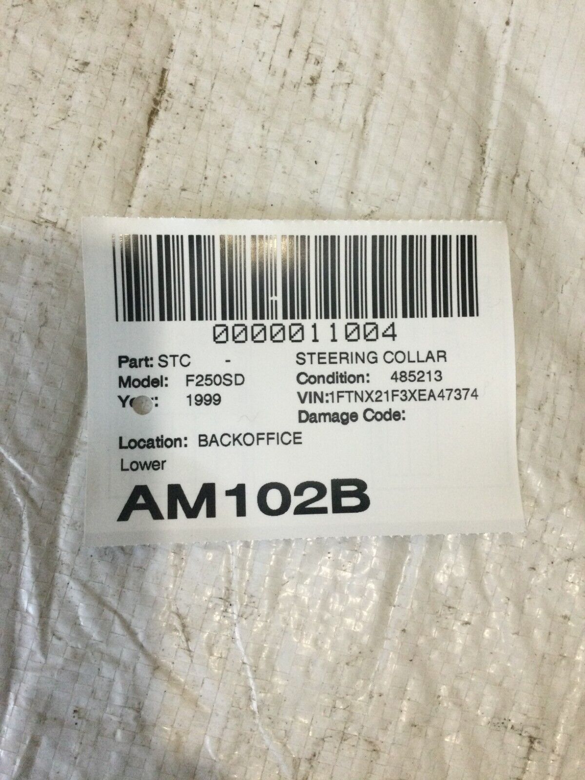 1999-2007 Ford F250 F350 Steering Column Shroud Lower OEM