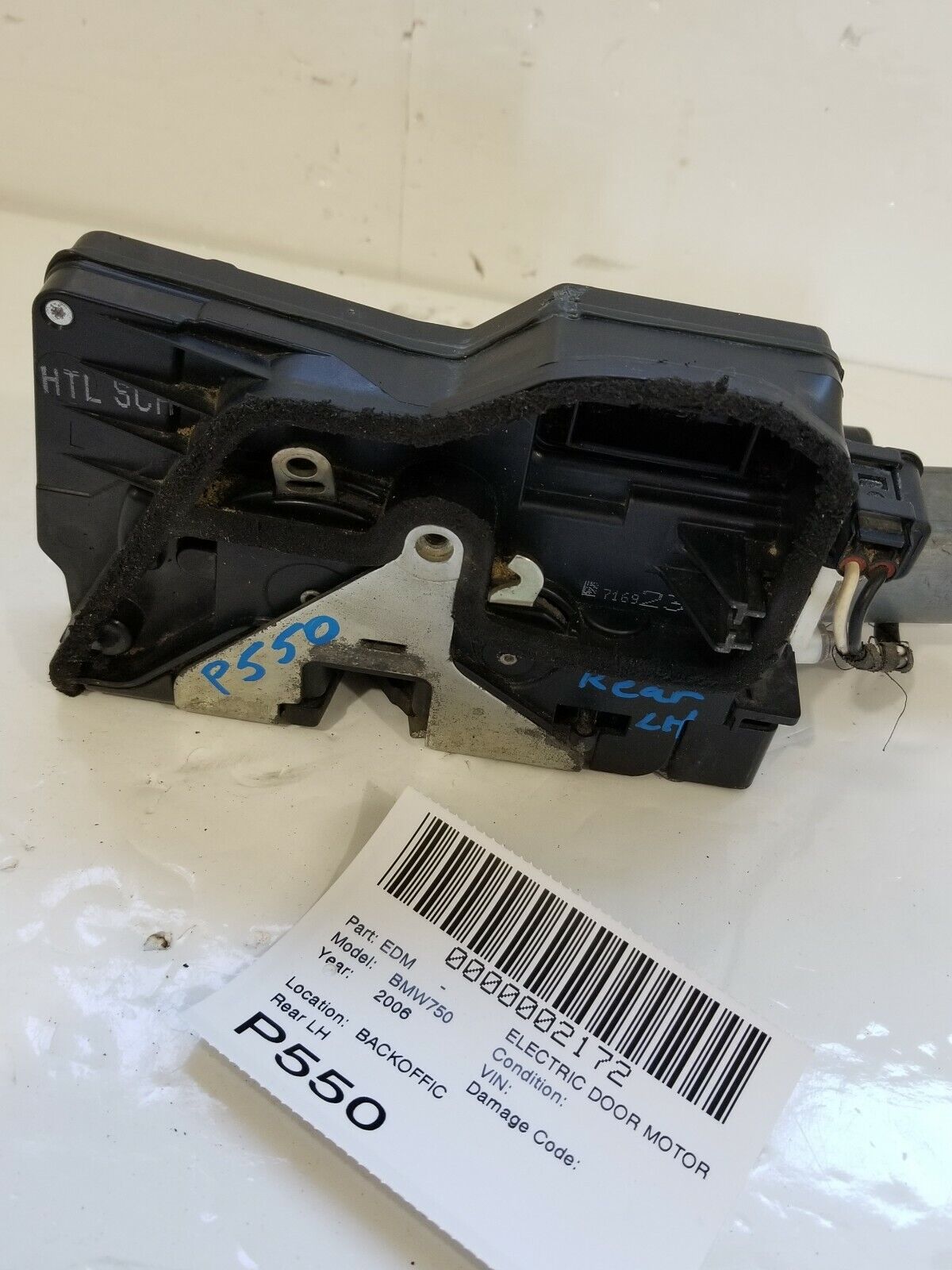 2006 BMW E65 E66 745I 745LI 750I Rear Left Door Lock Actuator Motor 7169239 OEM