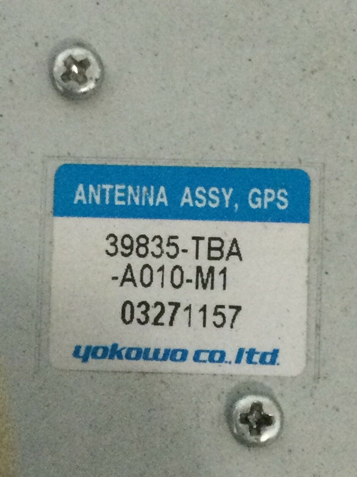 2016-2018 Honda Civic GPS Antenna 39835-TBA-A010-M1 OEM