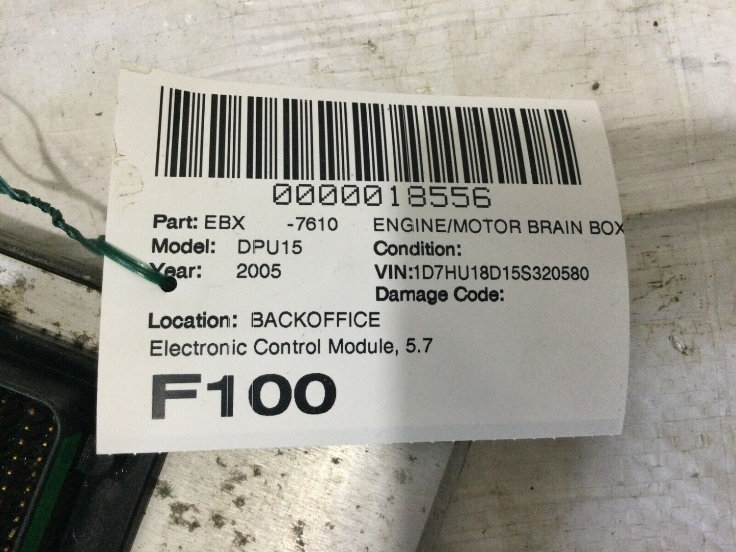 2005 Dodge Ram 1500 Truck 5.7L Engine ECM Computer 56028957AH P56028957AH OEM