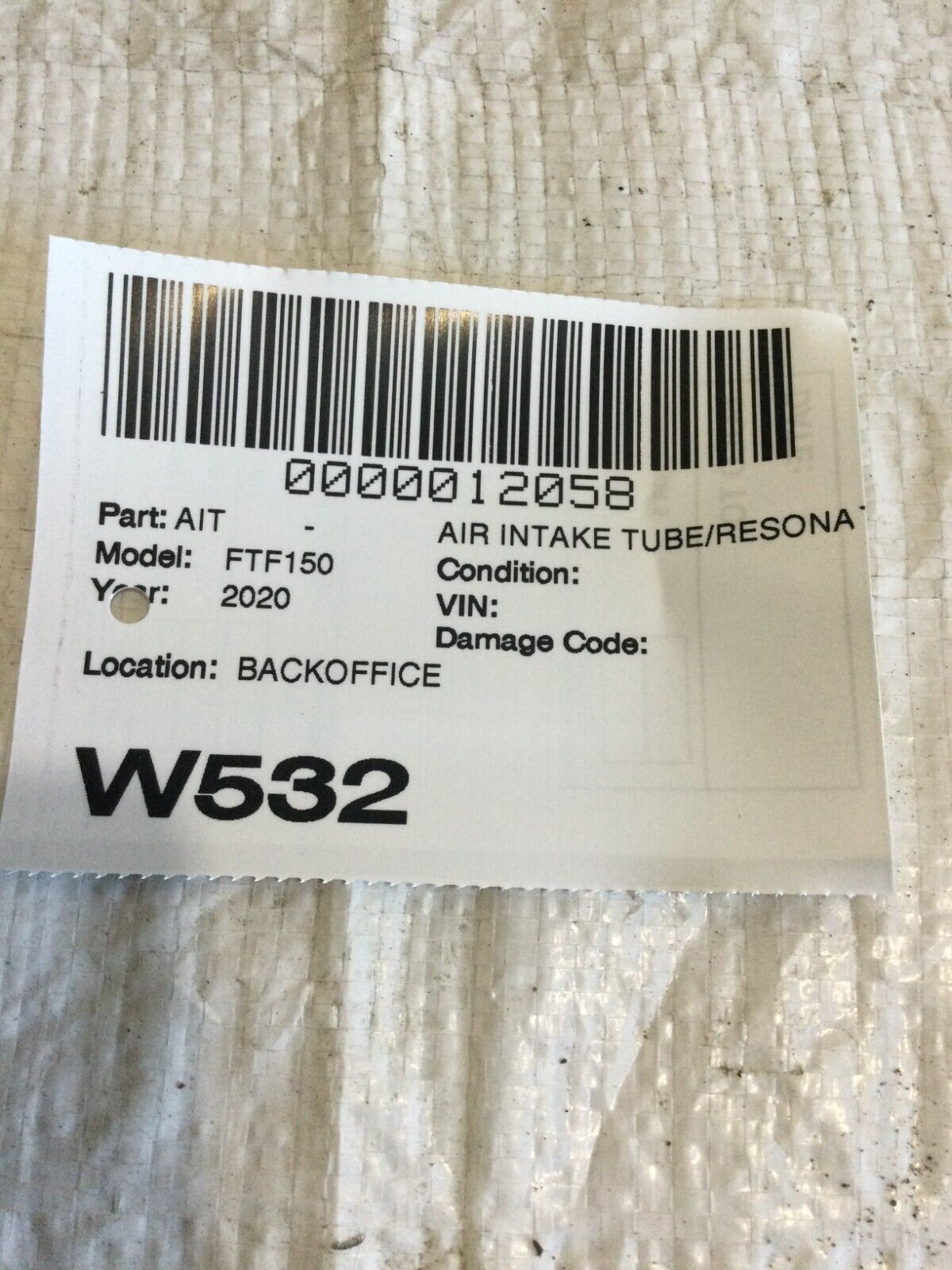 2020 Ford F-150 F150 Engine Air Filter Cleaner Housing Box FL34-9600-AG OEM