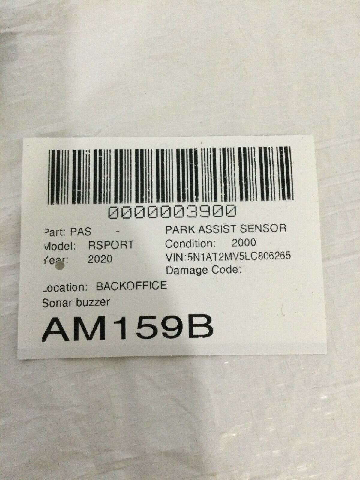 2020 Nissan Rogue Buzzer OEM 256405TT0A