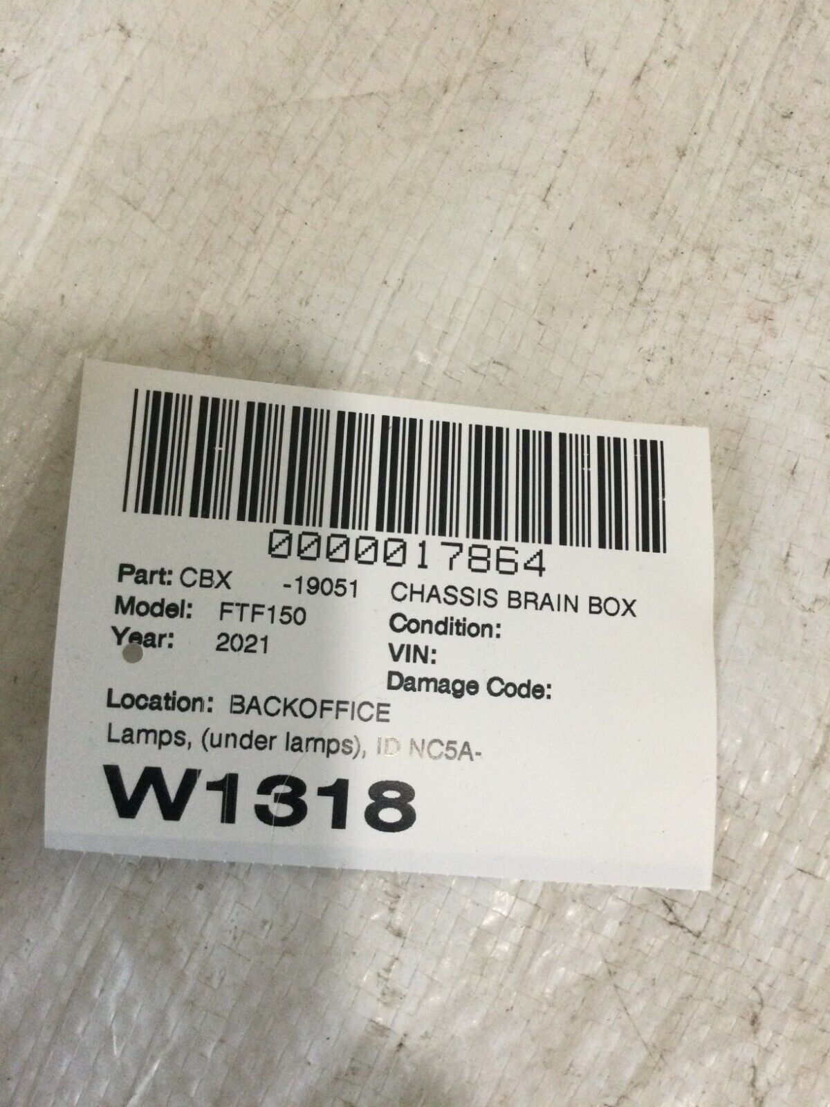 2021-2024 Ford F-150 LED Headlight Control Ballast Module NC5A13B626FB OEM