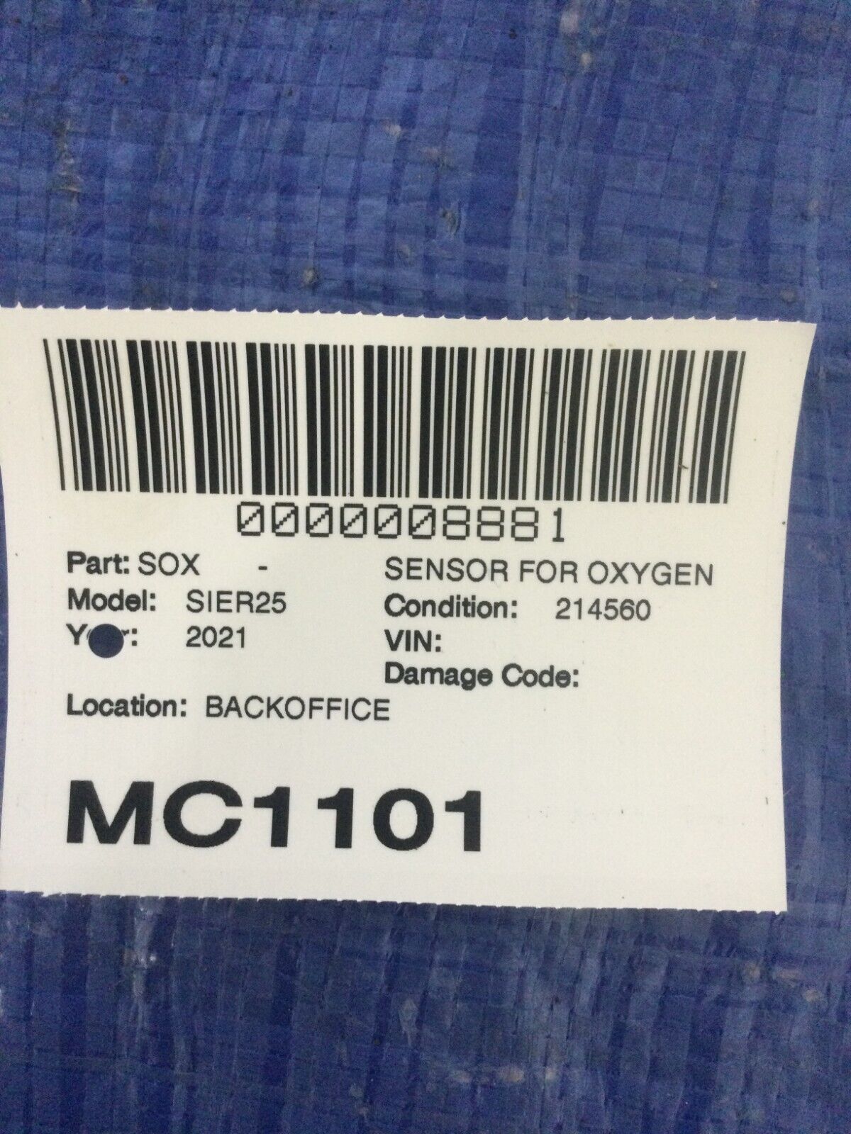 12708006 OEM GM Silverado HD/Sierra HD NOX Sensor