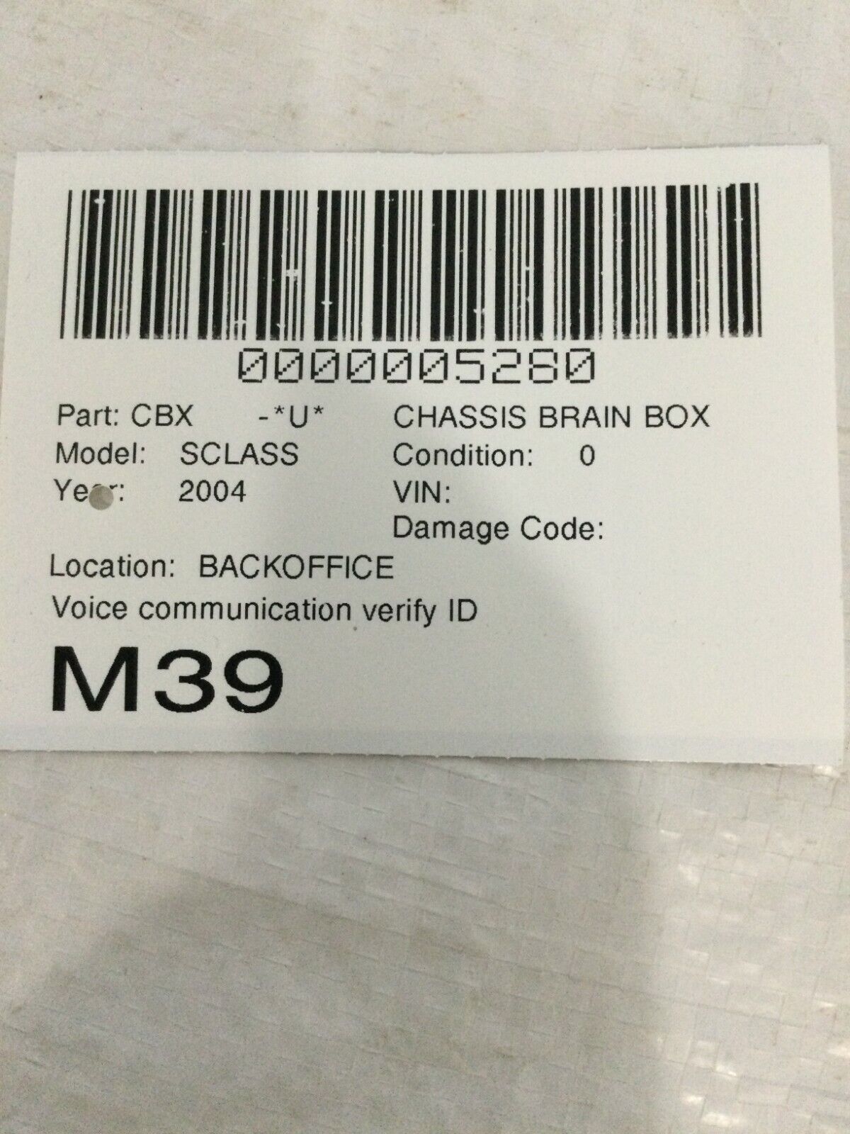 2004 Mercedes S Class S430 Hands Free Voice Control Module A2118206285 OEM