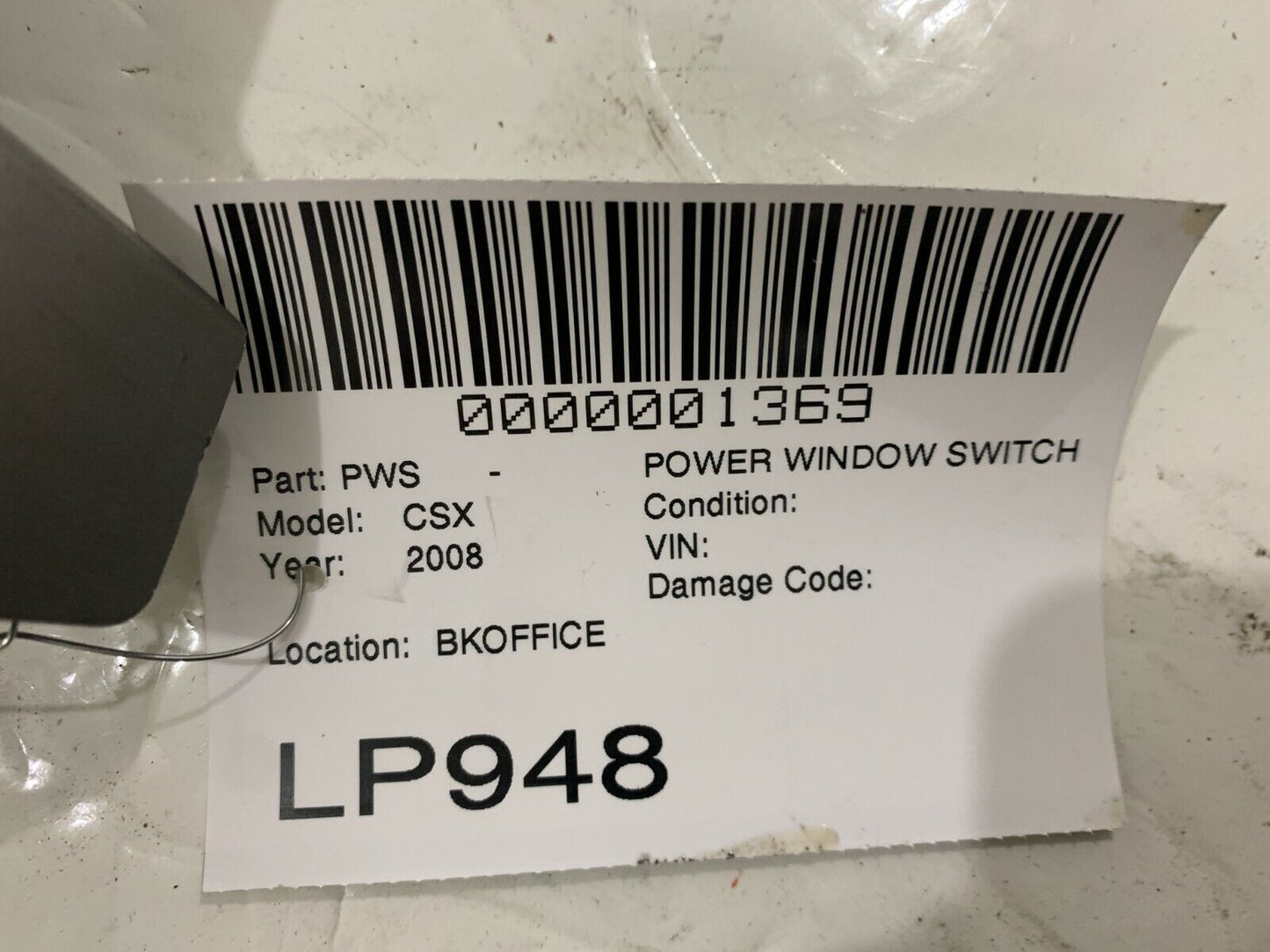 2006-2011 Acura CSX Front Left Master Power Window Switch OEM