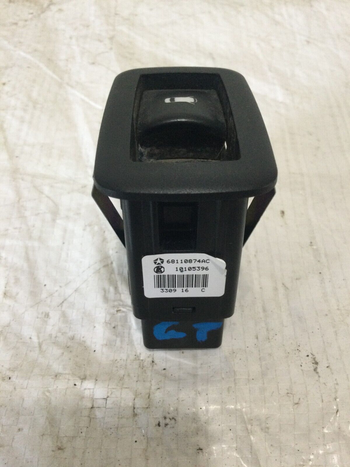 2020 Dodge Grand Caravan Driver Left Rear Power Window Switch 10105396 OEM