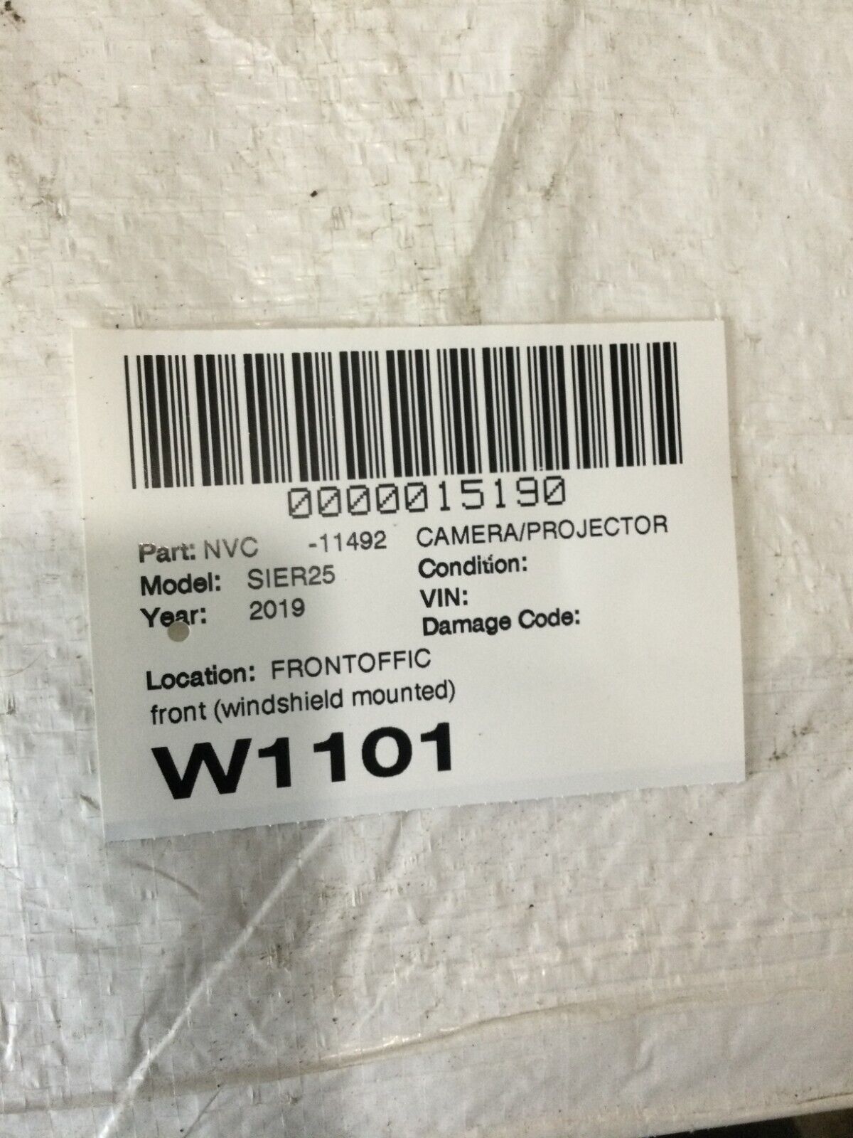 2019-2023 GMC Sierra 2500 3500 Front Parking Camera W/ Harness 84478448