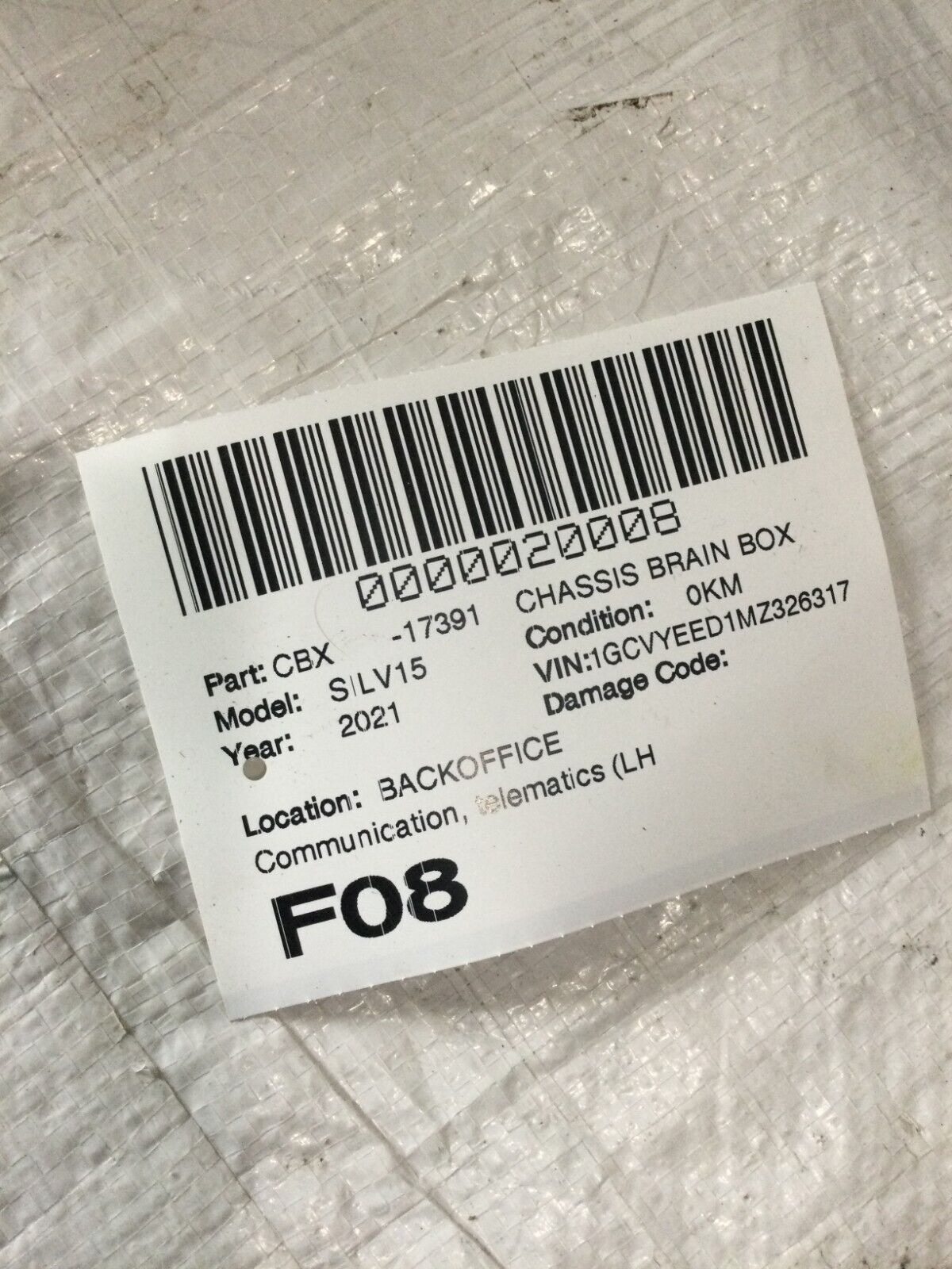 2021 Chevrolet Silverado 1500 Communication Telematics Module 85124234 OEM