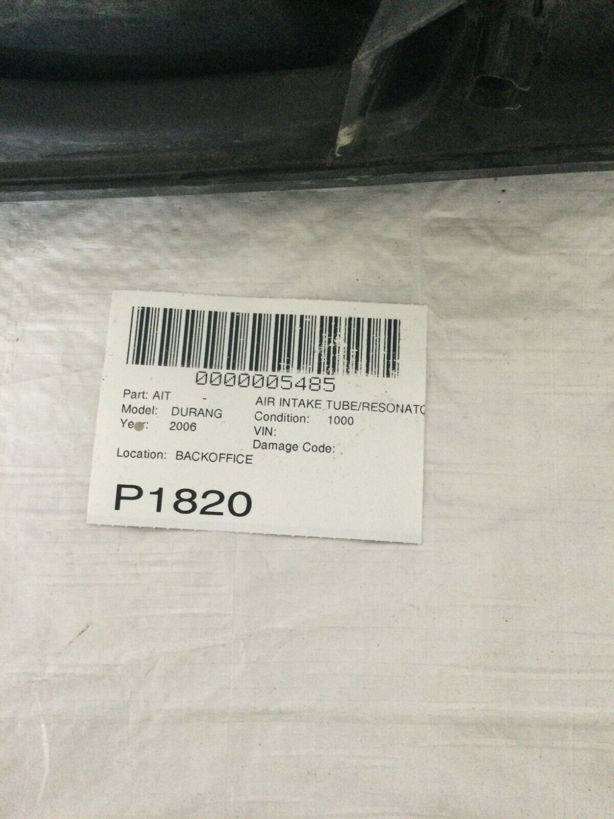 2003-2008 Dodge Durango 5.7L Hemi Air Intake Resonator Housing Box OEM 53032463