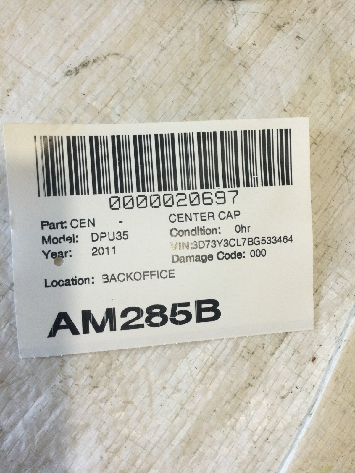 OEM Chrome 8 Lug Dodge Ram 1500 2500 3500 Wheel Center Cap 17" 52121450AD Hubcap