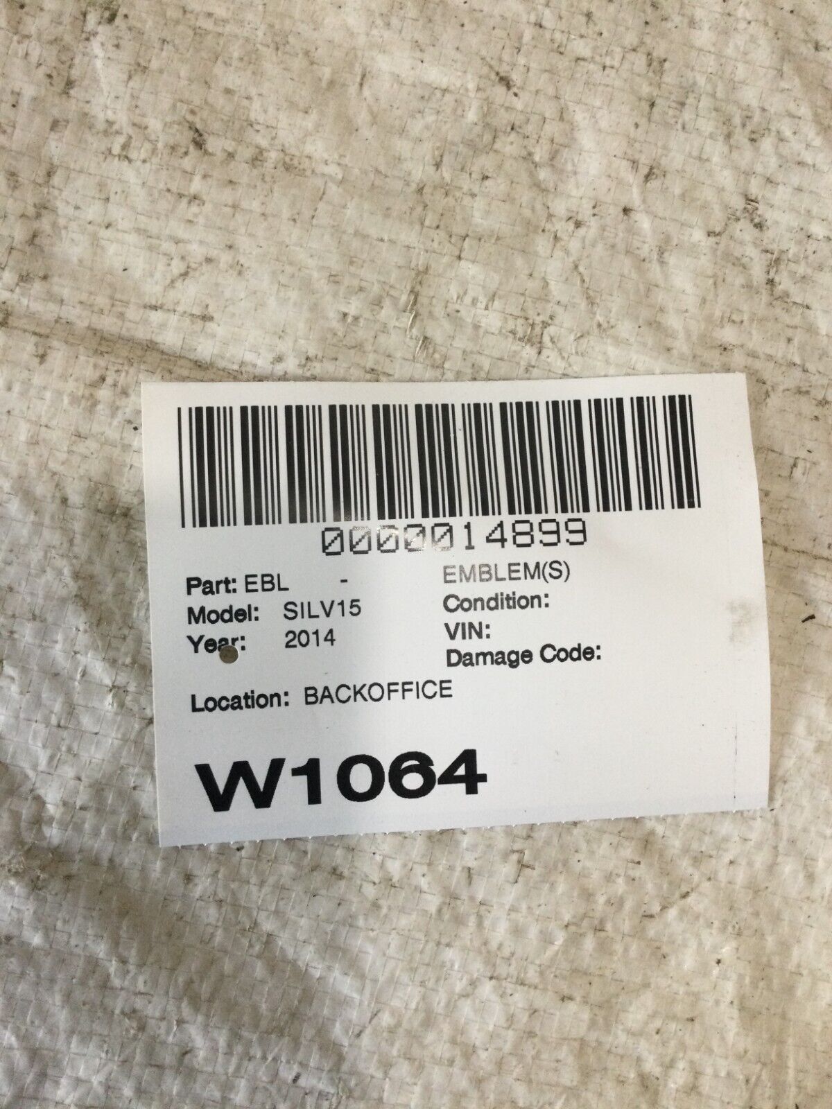 14-19 Chevy Silverado High Country Emblem Chrome Badge Logo Symbol Genuine OEM