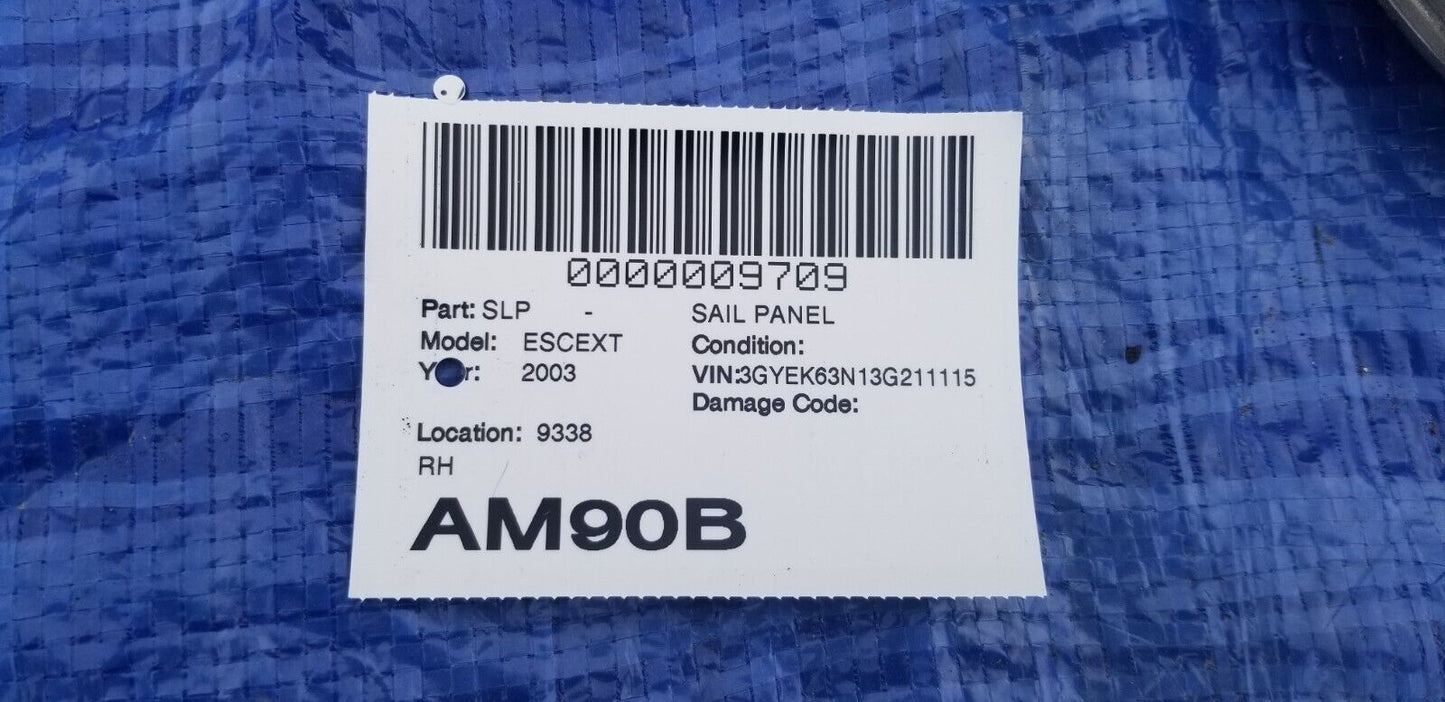 2003-2006 Cadillac Escalade EXT Right Pass Side Outer Sail Panel Pillar OEM