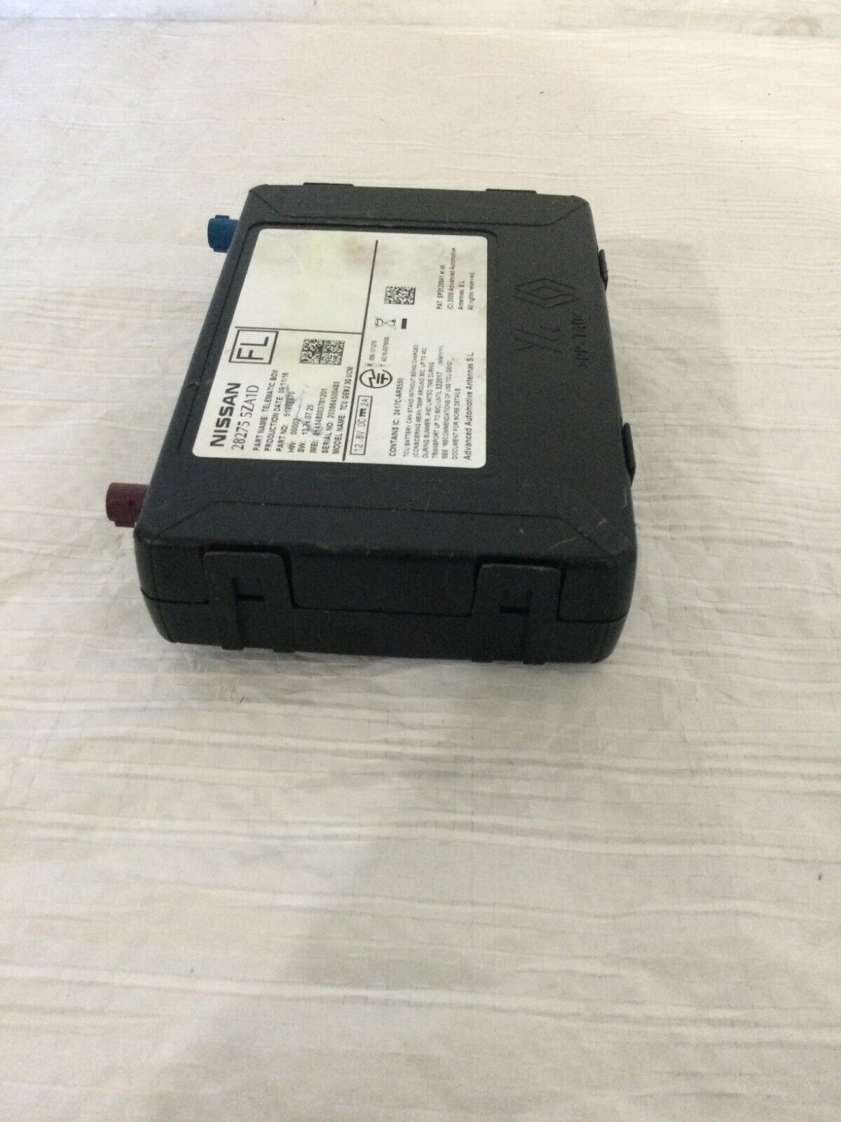 28275 5ZA1D 2017 Infiniti Q50 Telematic Contrl Module OEM