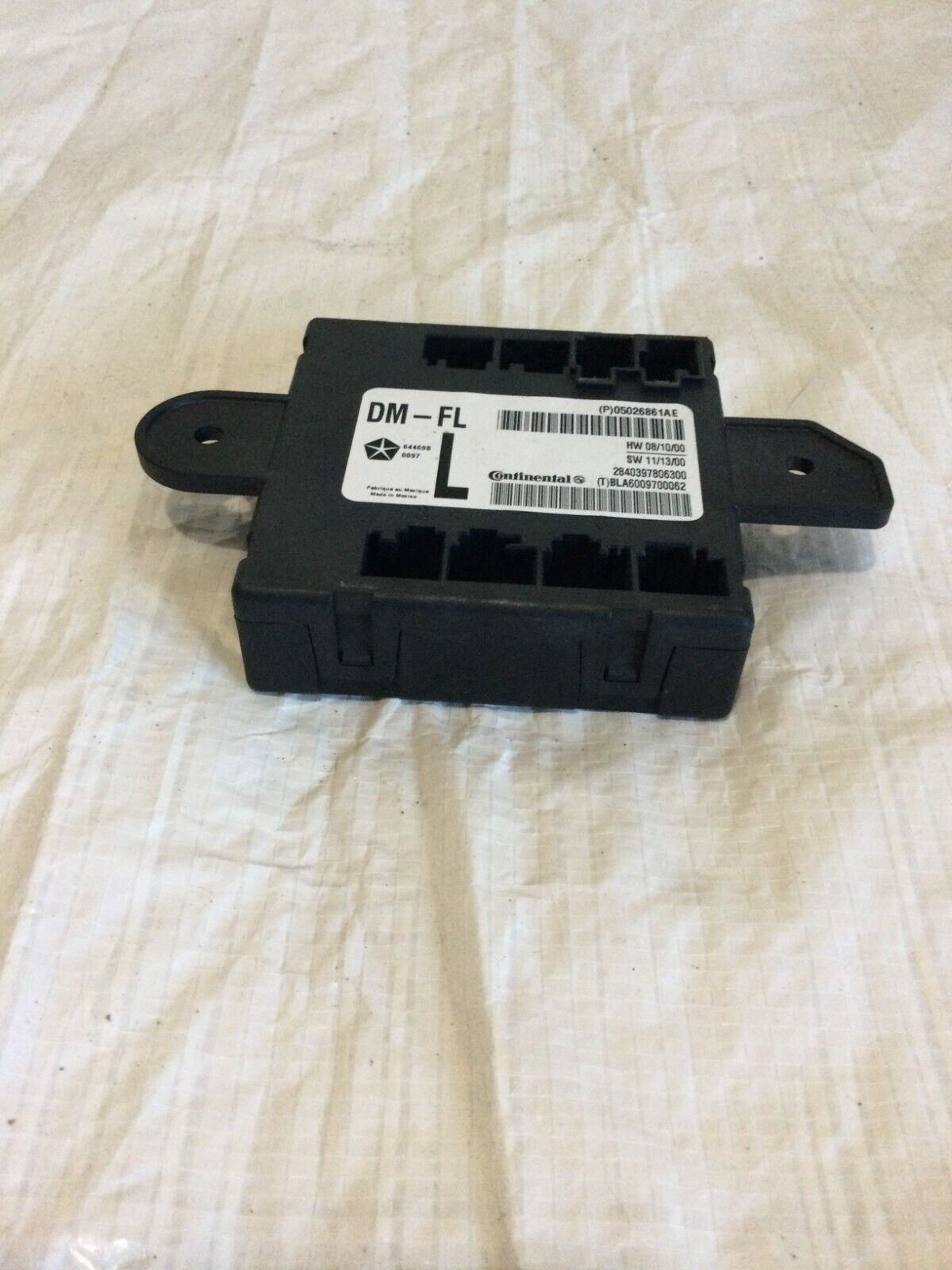 07 - 20 Chrysler Dodge Jeep Door Control Module Front Left LH 05026861AE OEM