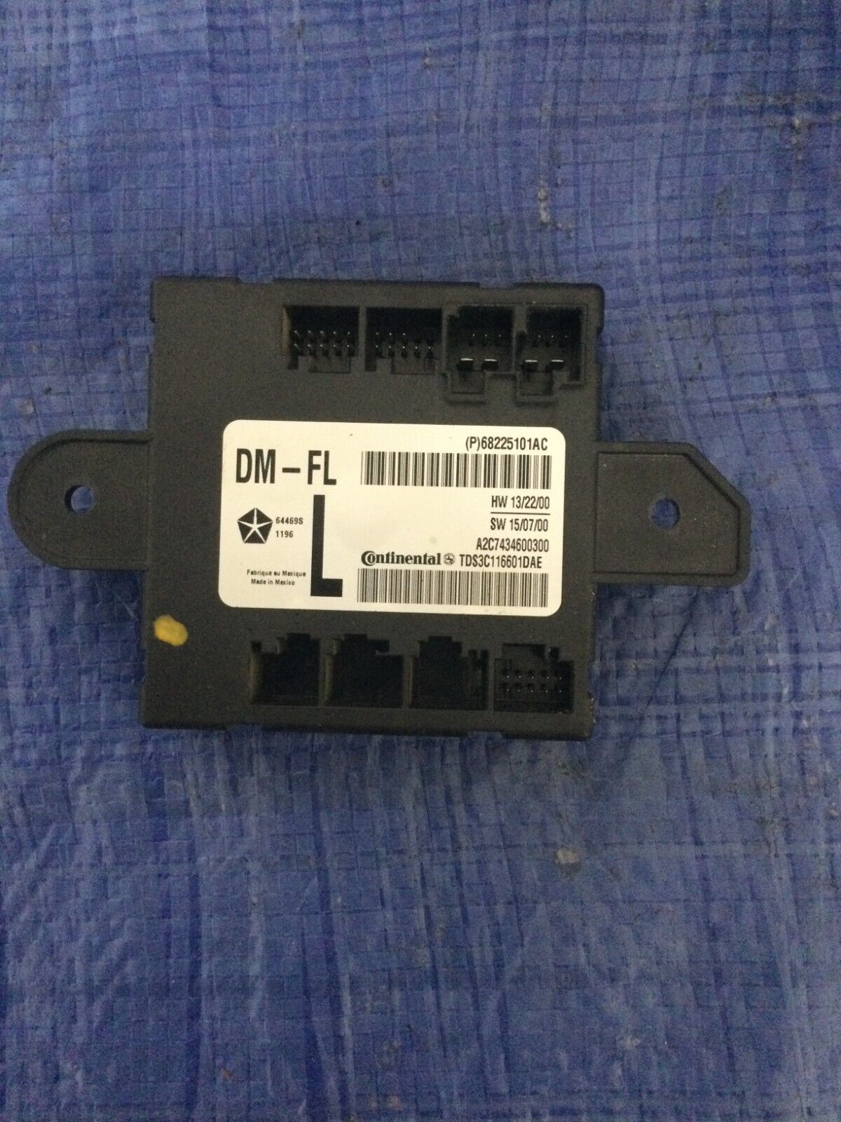 68225101AC 2018 Ram 3500 Front Left Door Module OEM LH