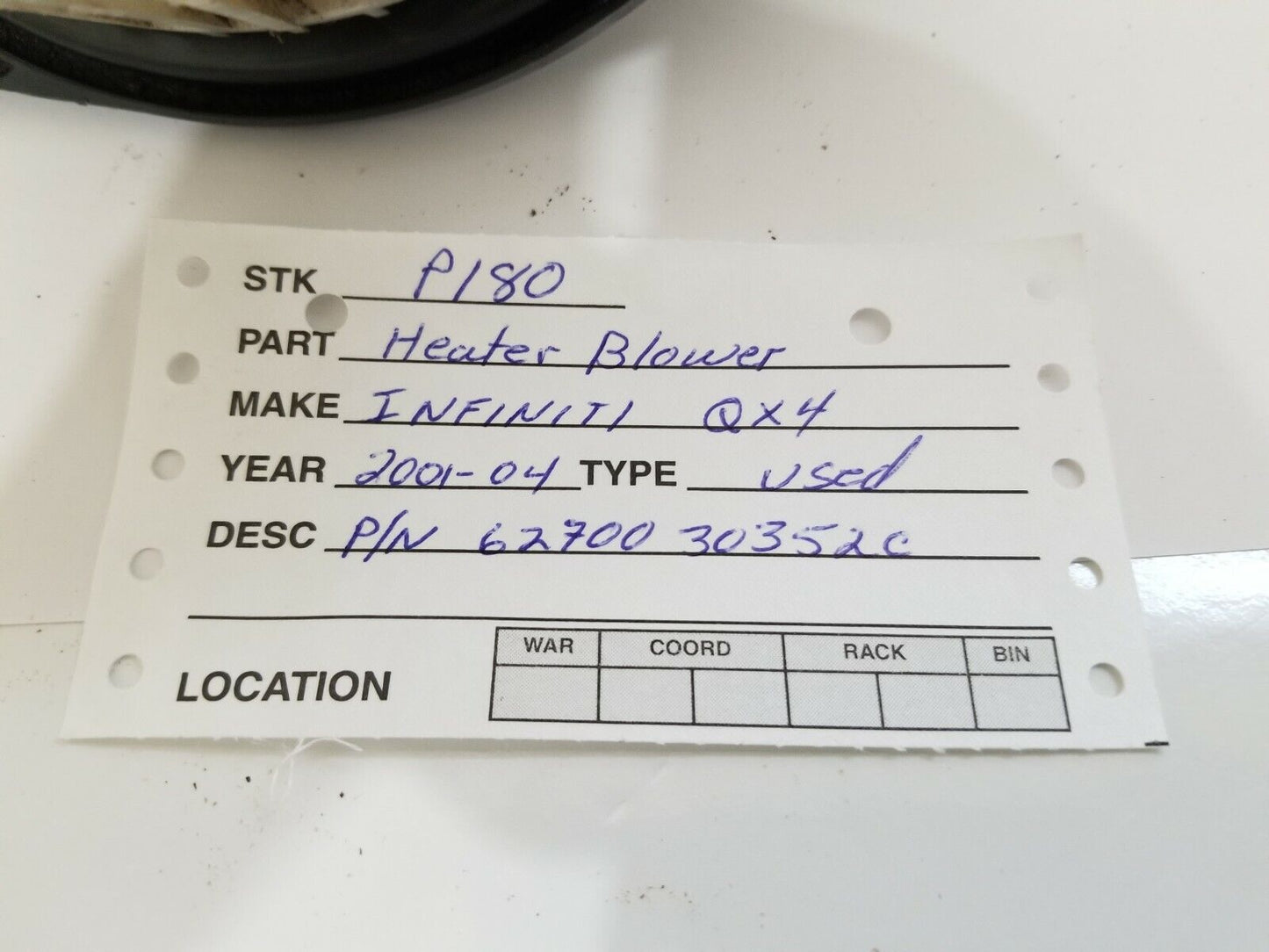 2001-2003 Infiniti QX4 A/C Heater Blower Motor OEM