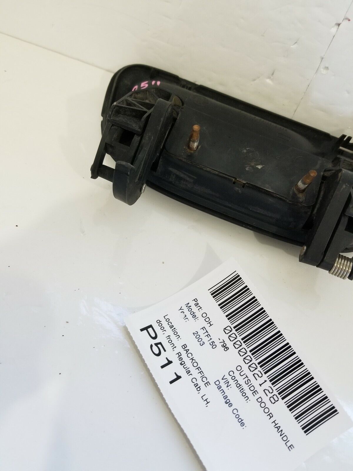 2003 Ford F-150 Front Left Exterior Door Handle OEM 1997-2003