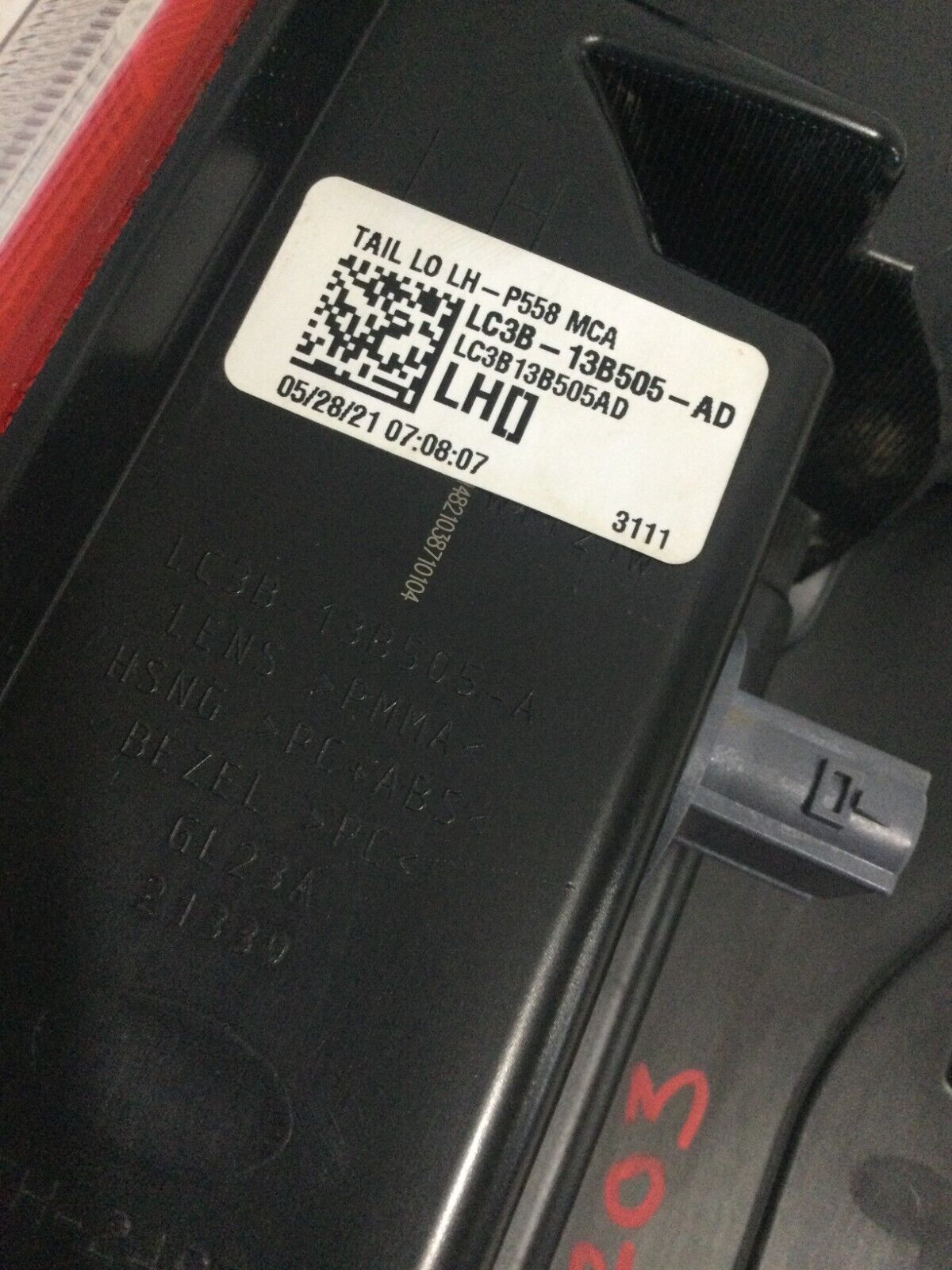 2020-2023 Ford F250 F350 Driver Side LH Taillight OEM LC3B-13B505-AD