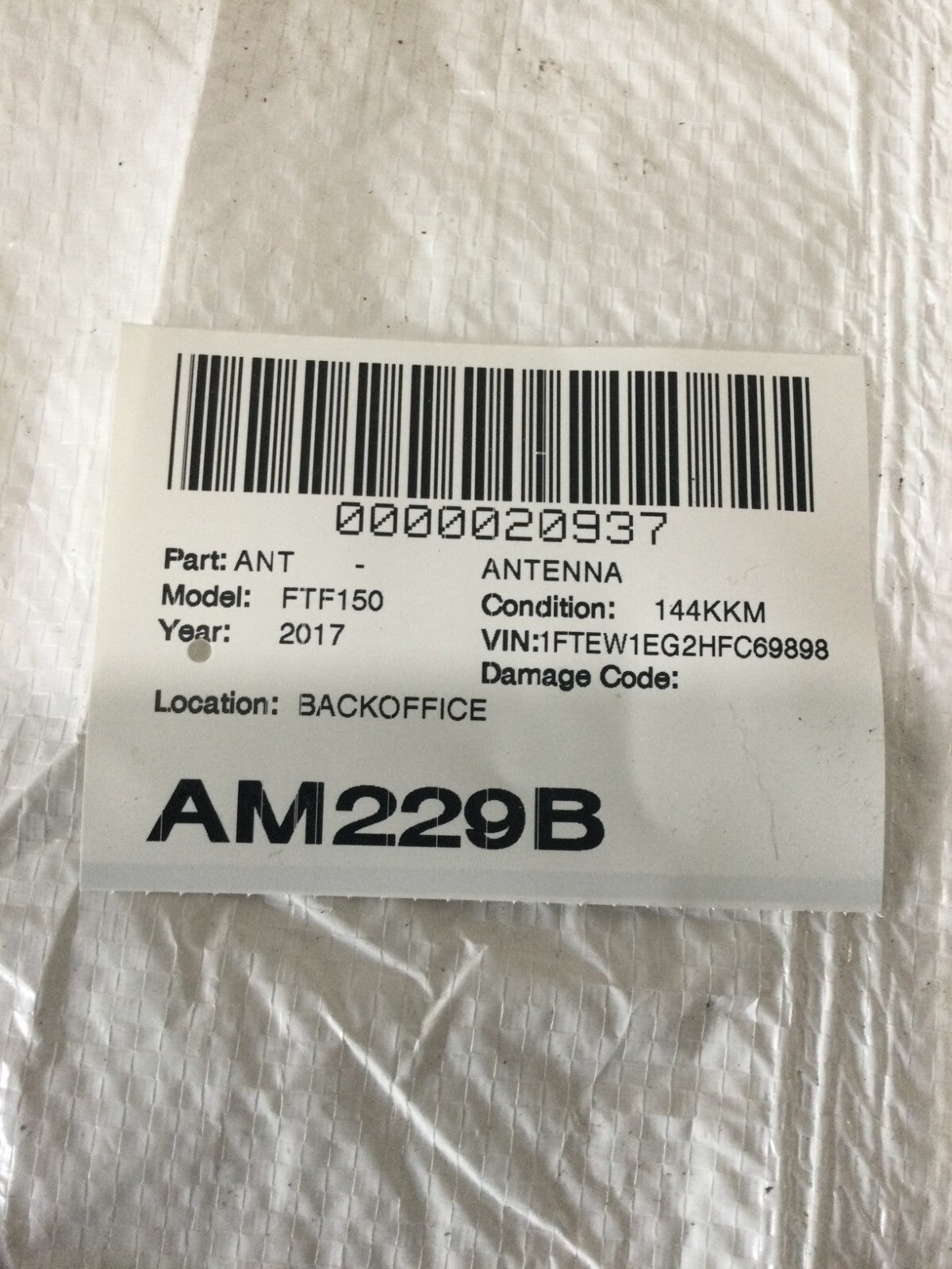 2017-2020 Ford F-150 F150 Satellite Radio GPS Antenna OEM