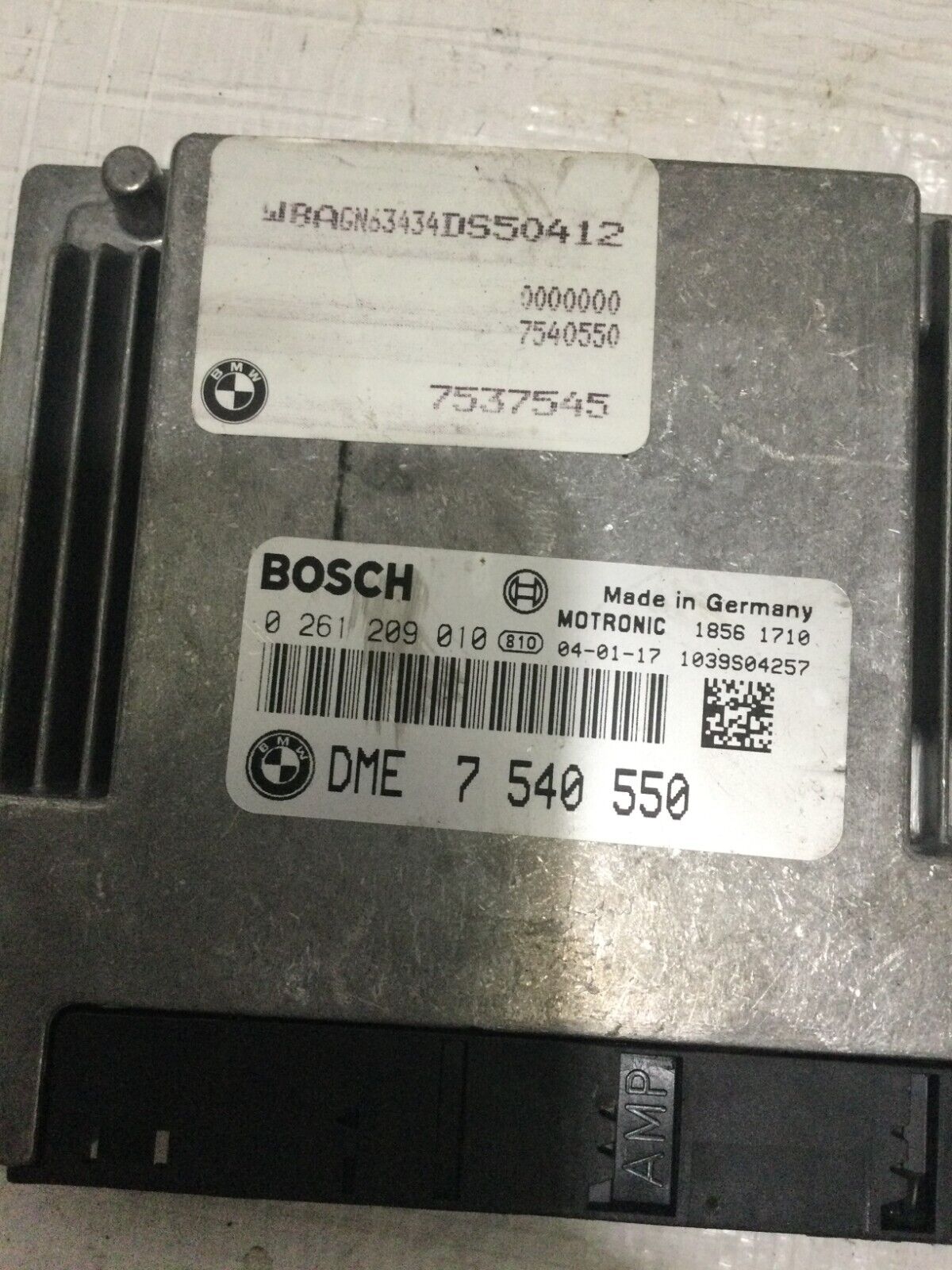 2004 BMW 7-Series Engine Computer Control Module ECM 7540550 OEM