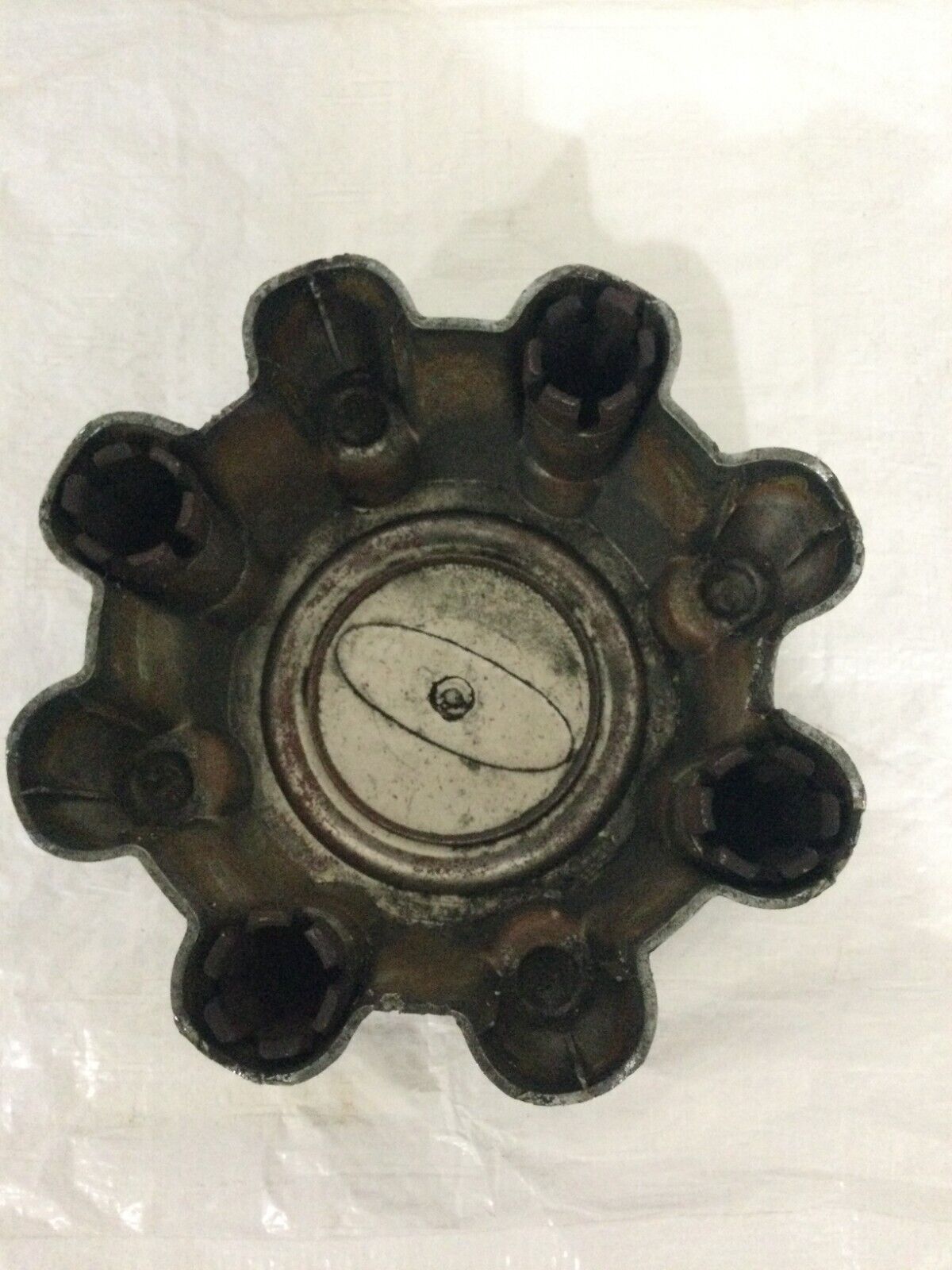 Ford Chrome Wheel Center Cap Hub Cap F81A-1A096-CA 8.375" OEM 8 Lug Ford F150