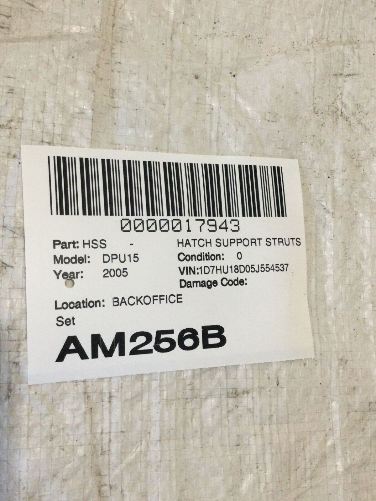 2004-2007 Dodge Ram 1500 2500 3500 Hood Shock Strut Set OEM 55276321AC