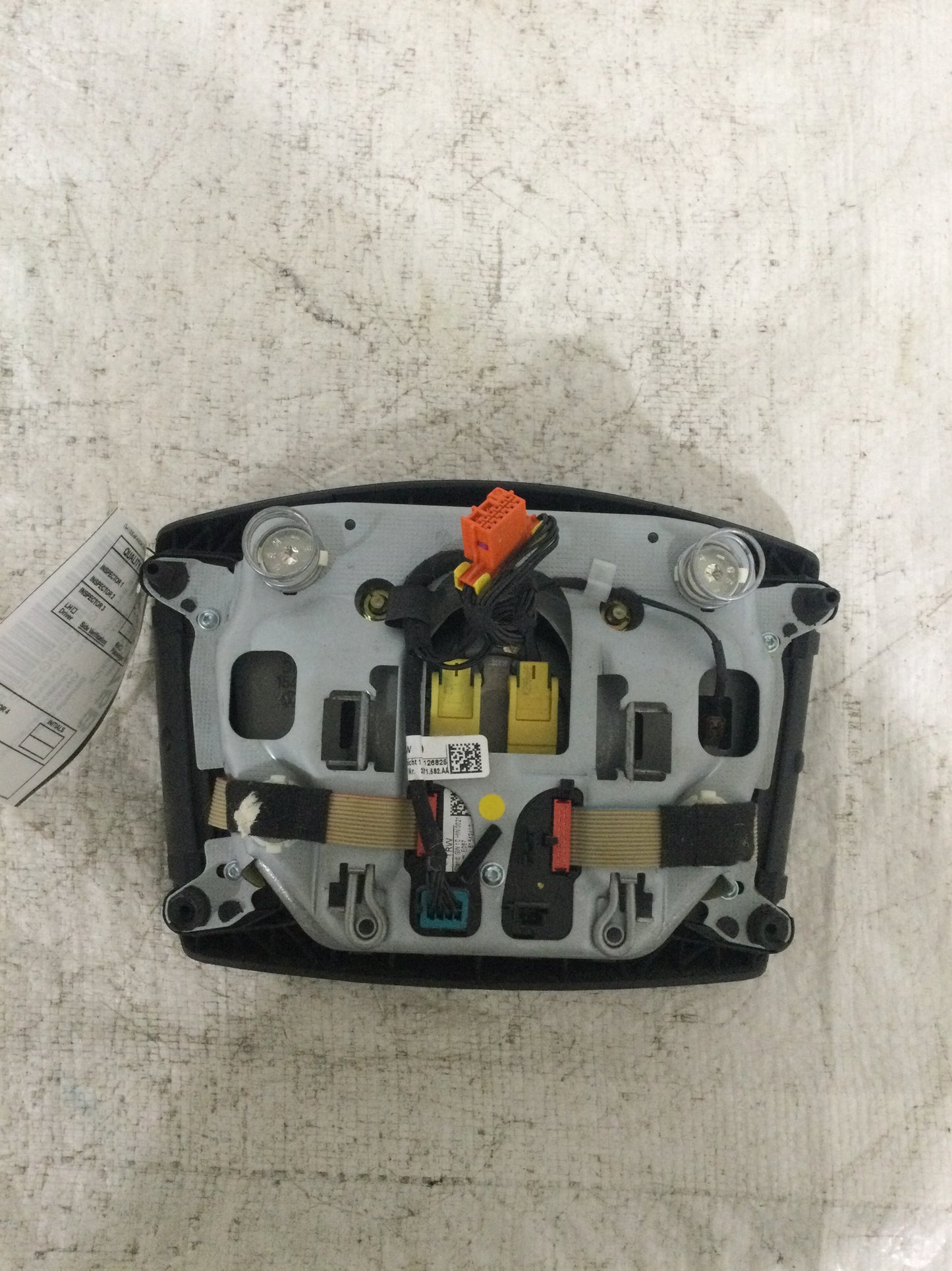 2007 VOLKSWAGEN TOUAREG STEERING WHEEL MULTIFUNCTIONAL SRS BAG OEM 7L6880201EB