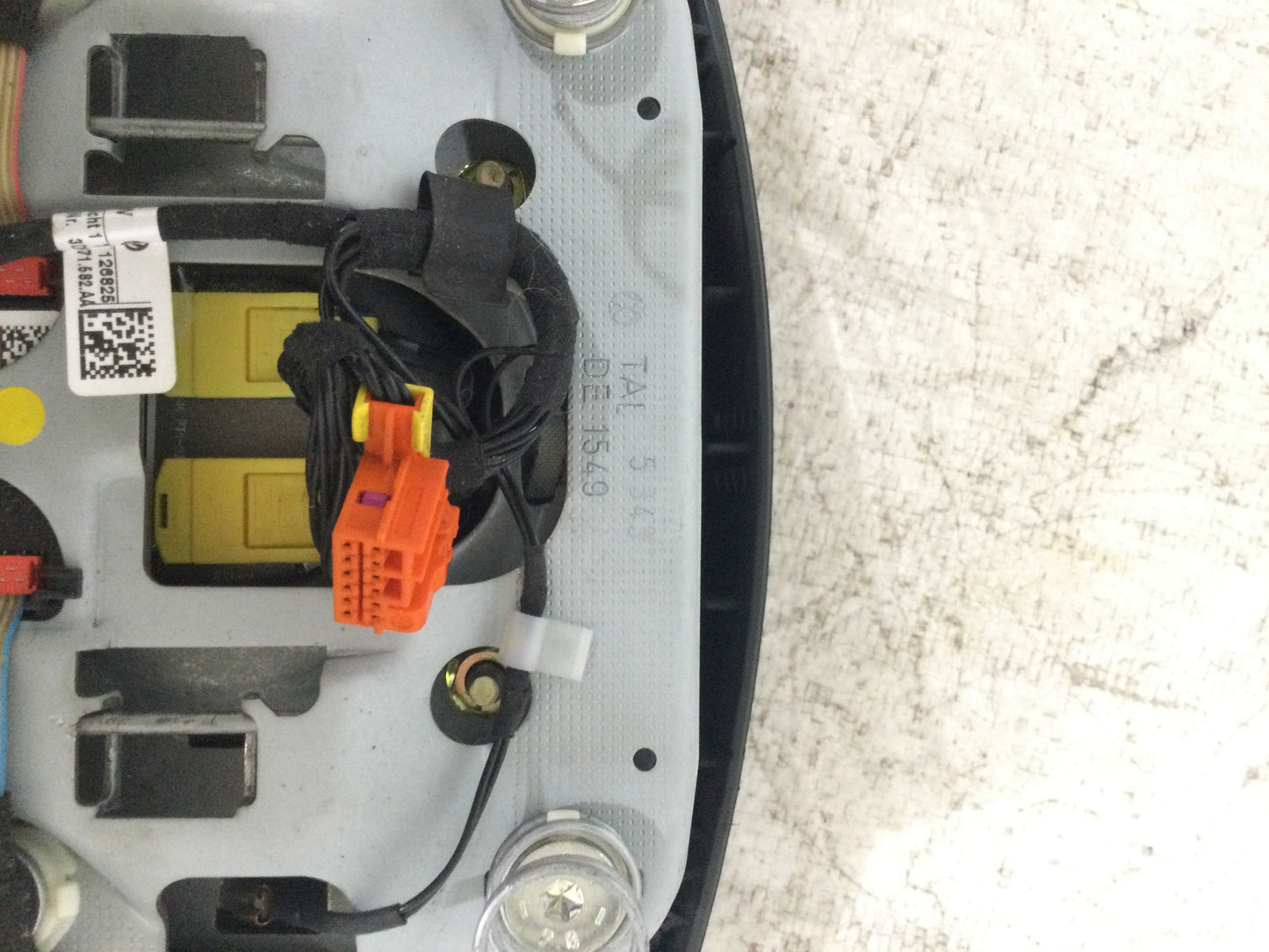 2007 VOLKSWAGEN TOUAREG STEERING WHEEL MULTIFUNCTIONAL SRS BAG OEM 7L6880201EB