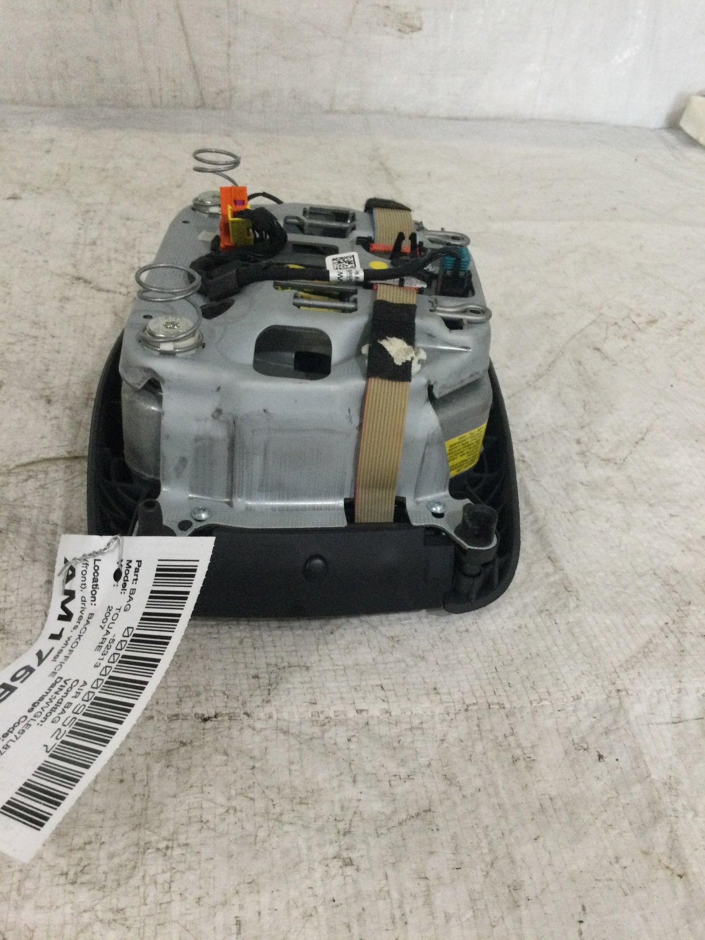 2007 VOLKSWAGEN TOUAREG STEERING WHEEL MULTIFUNCTIONAL SRS BAG OEM 7L6880201EB