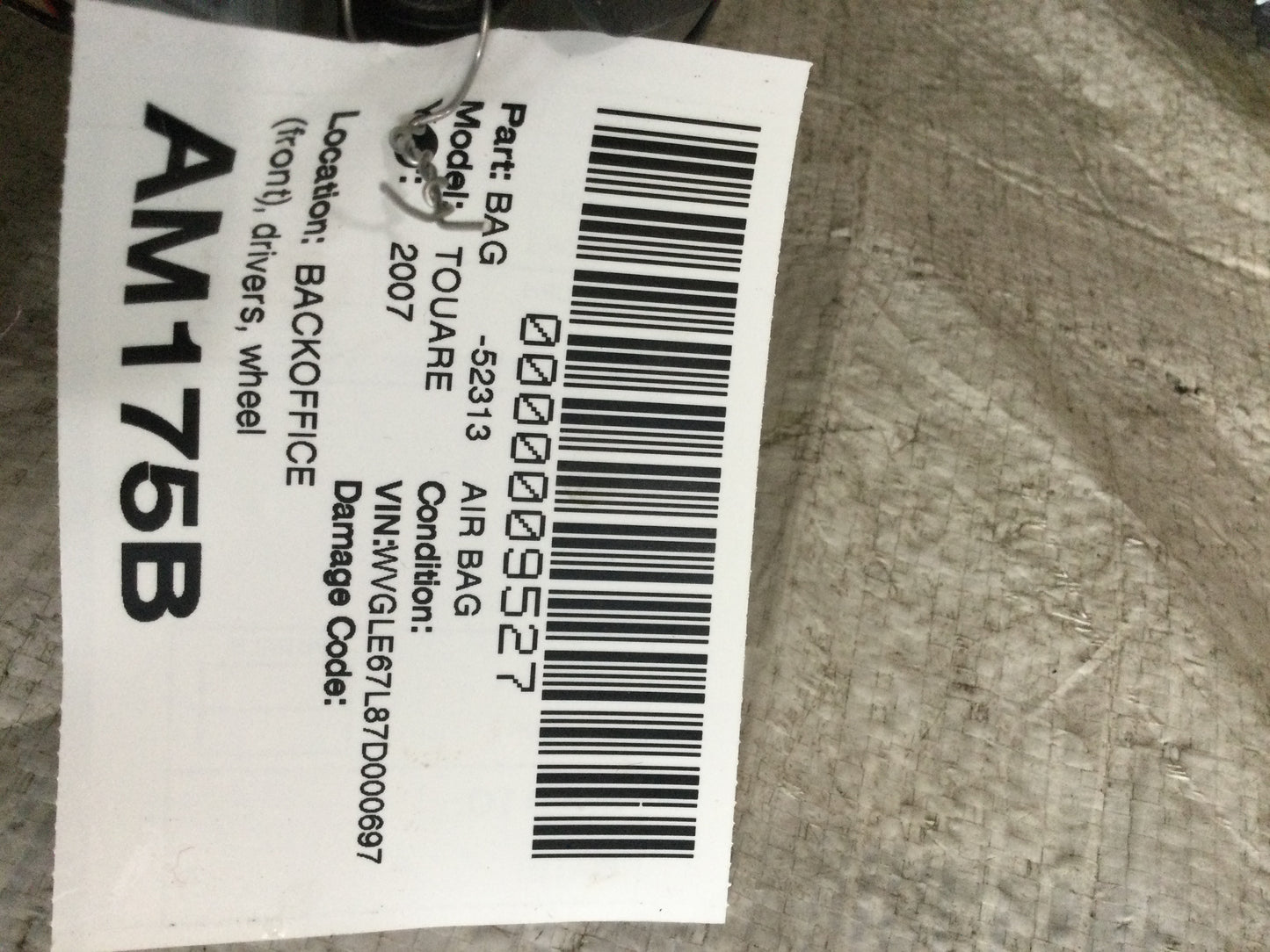 2007 VOLKSWAGEN TOUAREG STEERING WHEEL MULTIFUNCTIONAL SRS BAG OEM 7L6880201EB