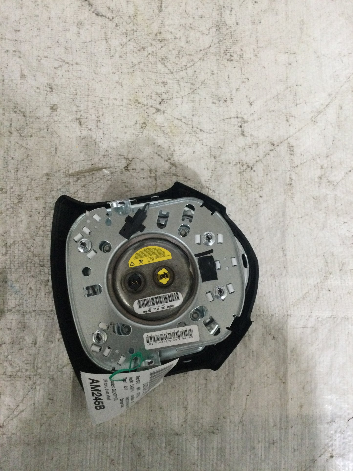 2017 Dodge Caravan Air Bag Driver Left Steering Wheel Mounted P/N:P1QK29DX9AH