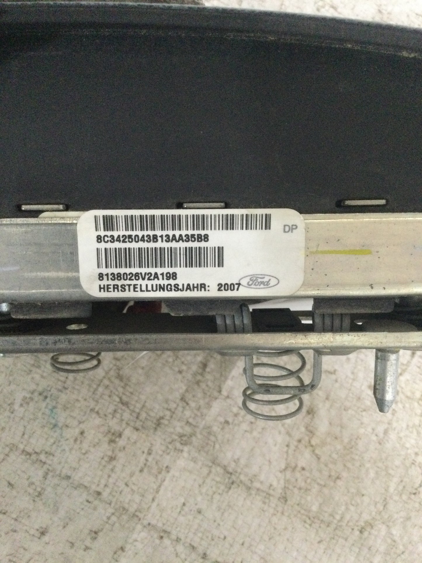 2008 FORD 350SD FRONT DRIVER STEERING WHEEL AIRBAG