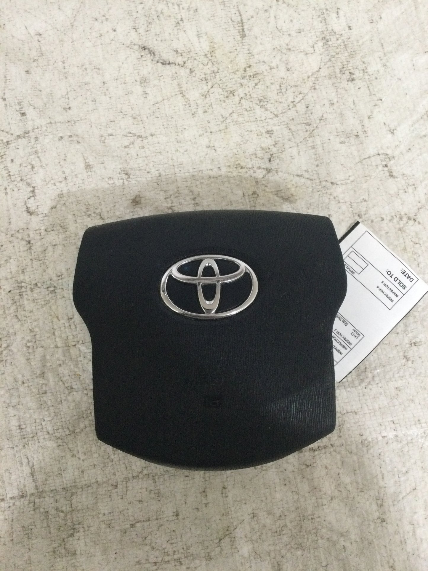 2009 Toyota Prius Steering Wheel Airbag